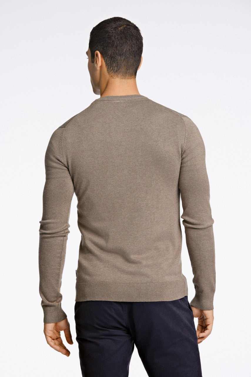 STRIK - Ecovero L/S o-neck knit -  - Hr Ravn
