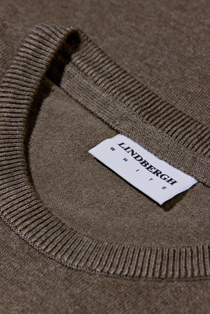 STRIK - Ecovero L/S o-neck knit -  - Hr Ravn
