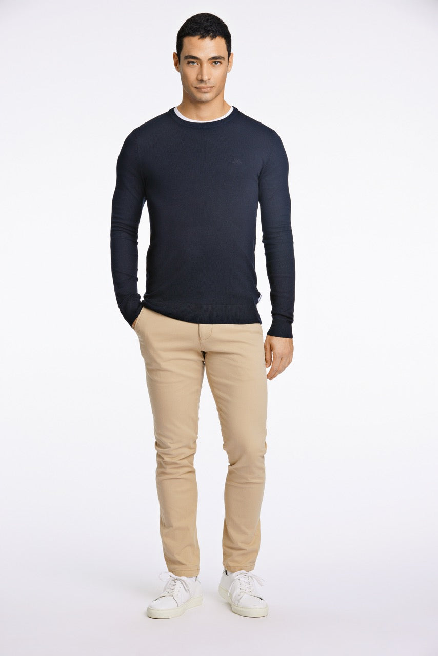 STRIK - Ecovero L/S o-neck knit -  - Hr Ravn