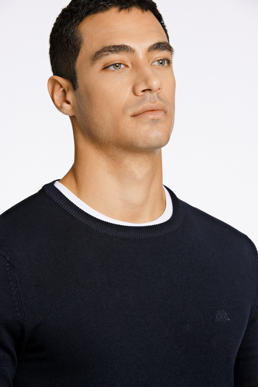 STRIK - Ecovero L/S o-neck knit -  - Hr Ravn