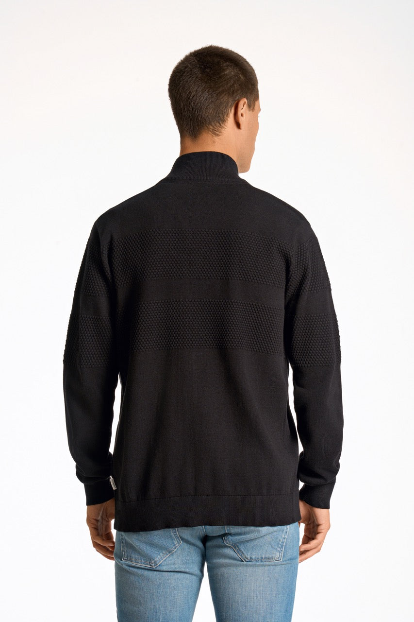 STRIK - Zip through purl cardigan -  - Hr Ravn