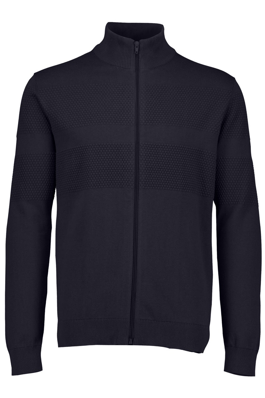 STRIK - Zip through purl cardigan -  - Hr Ravn