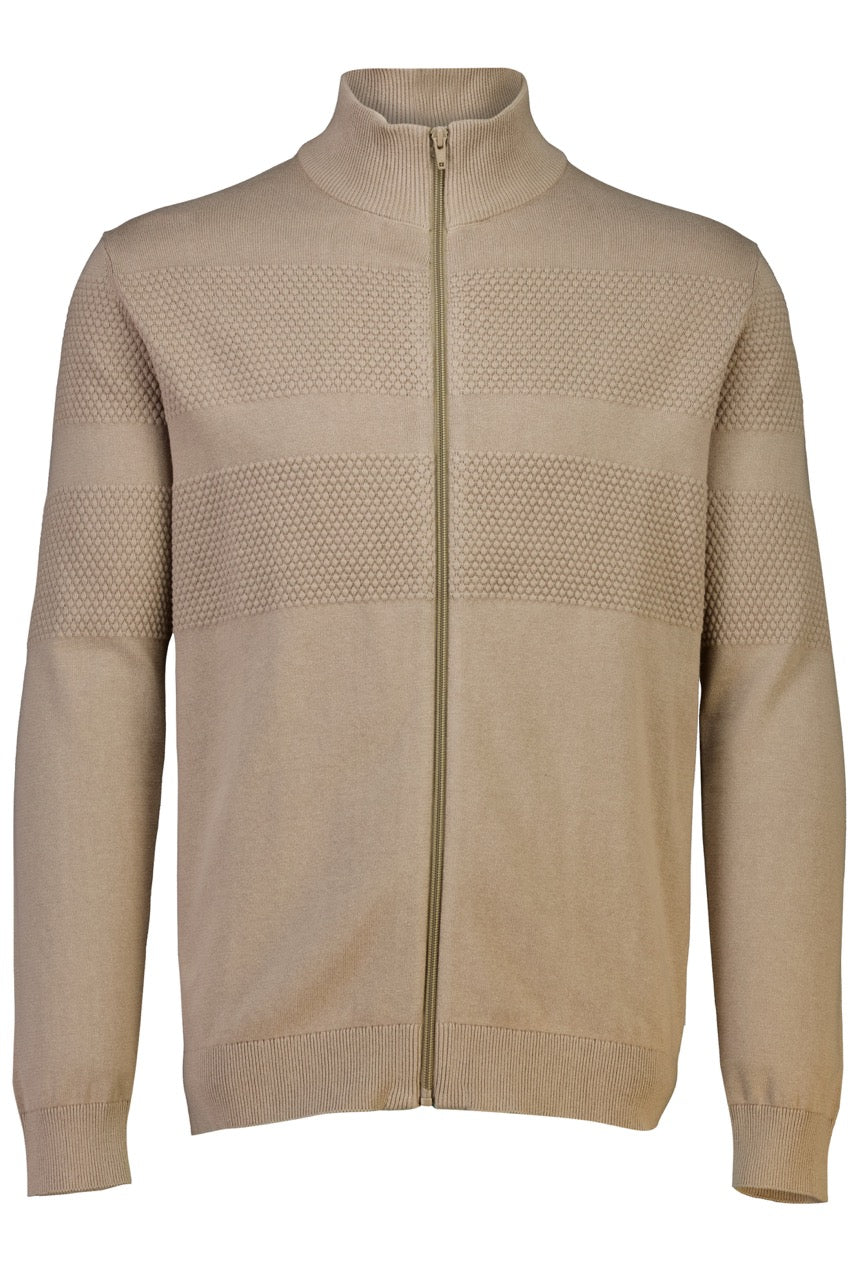 STRIK - Zip through purl cardigan -  - Hr Ravn