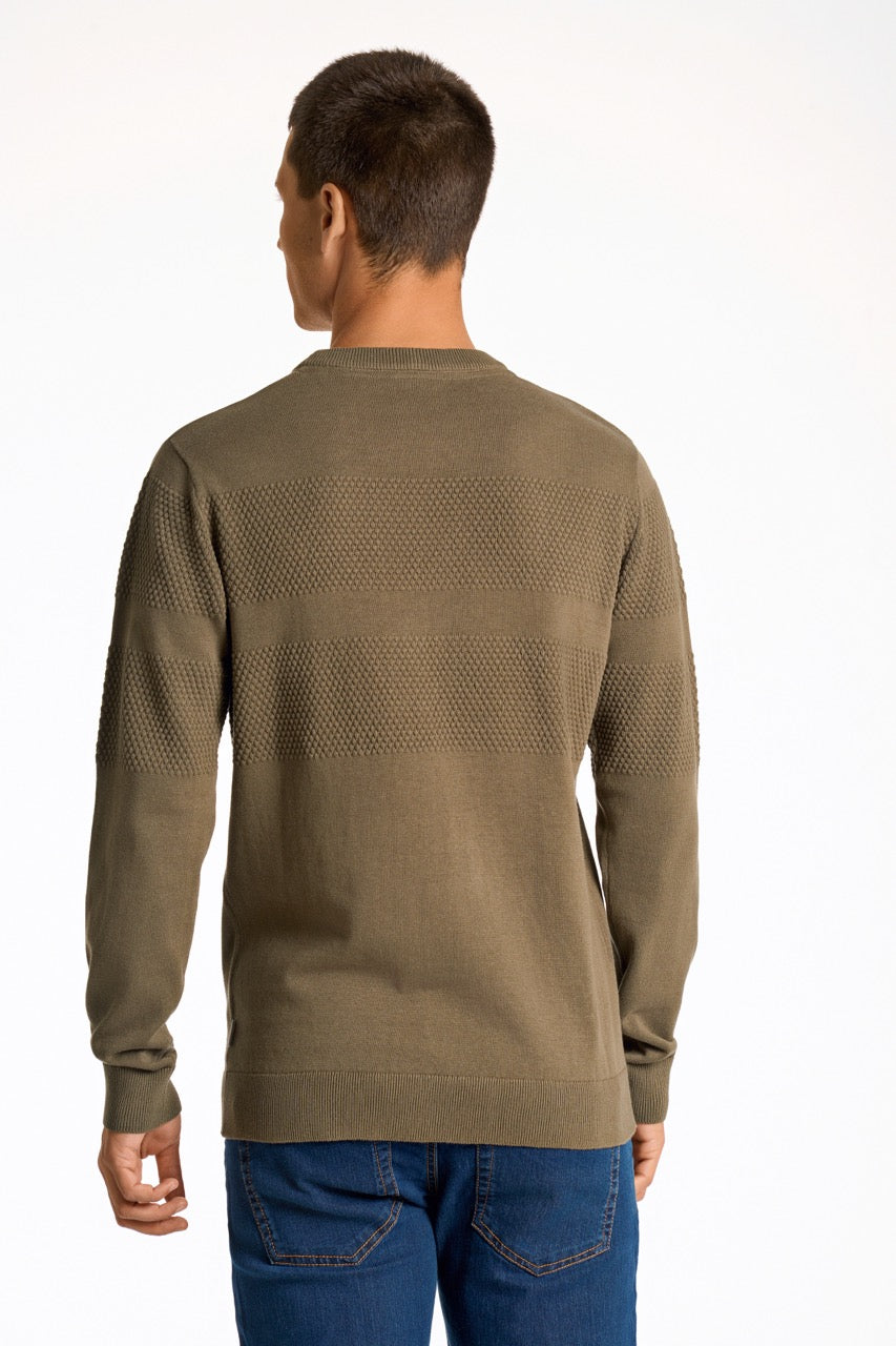 STRIK - Purl knit o-neck jumper -  - Hr Ravn