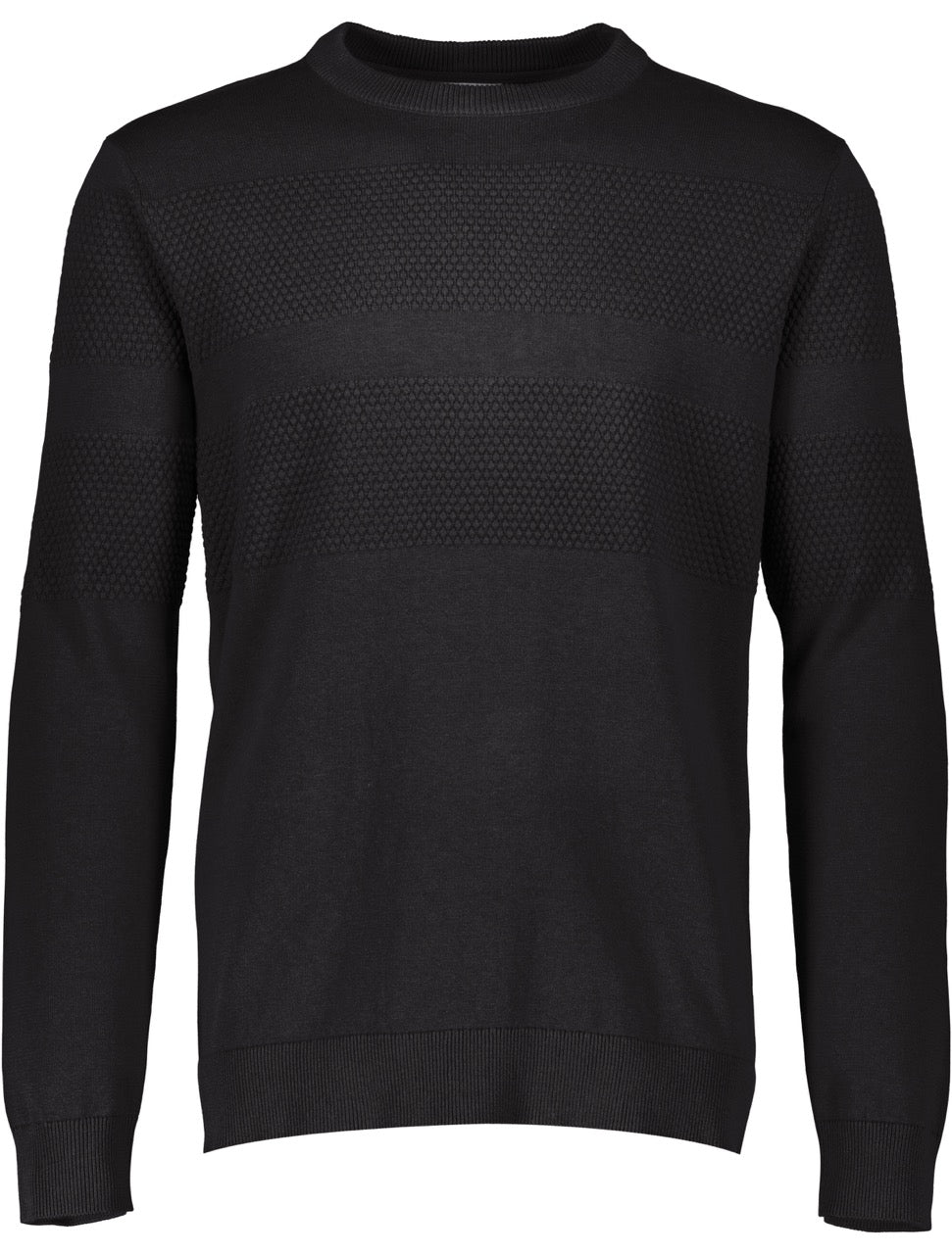 STRIK - Purl knit o-neck jumper -  - Hr Ravn