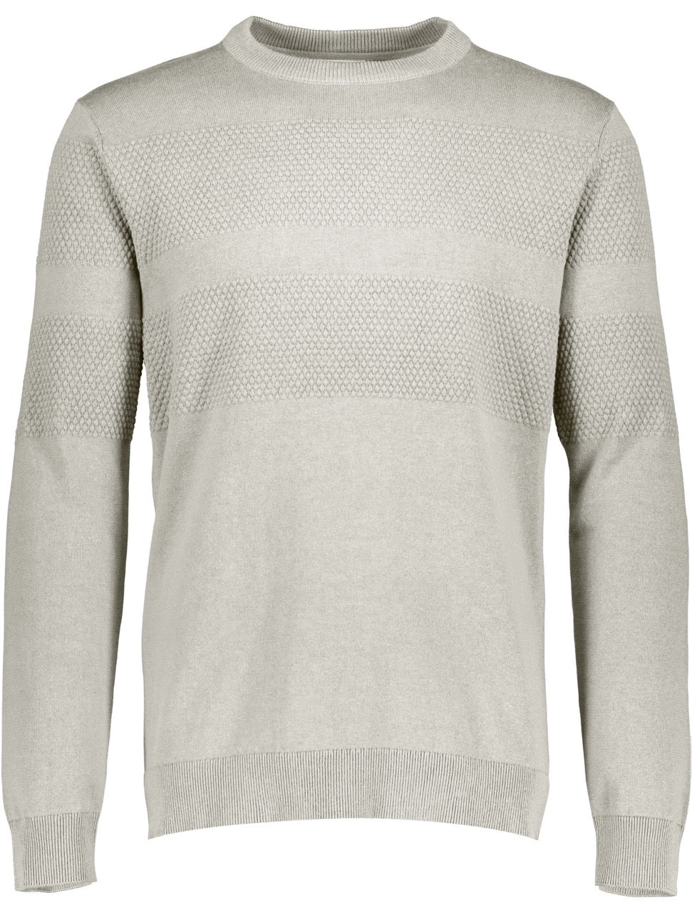 STRIK - Purl knit o-neck jumper -  - Hr Ravn