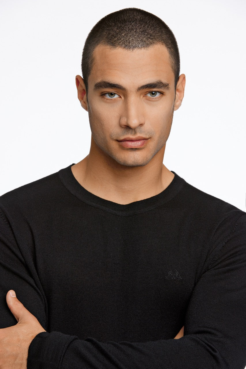 STRIK - Merino knit o-neck -  - Hr Ravn