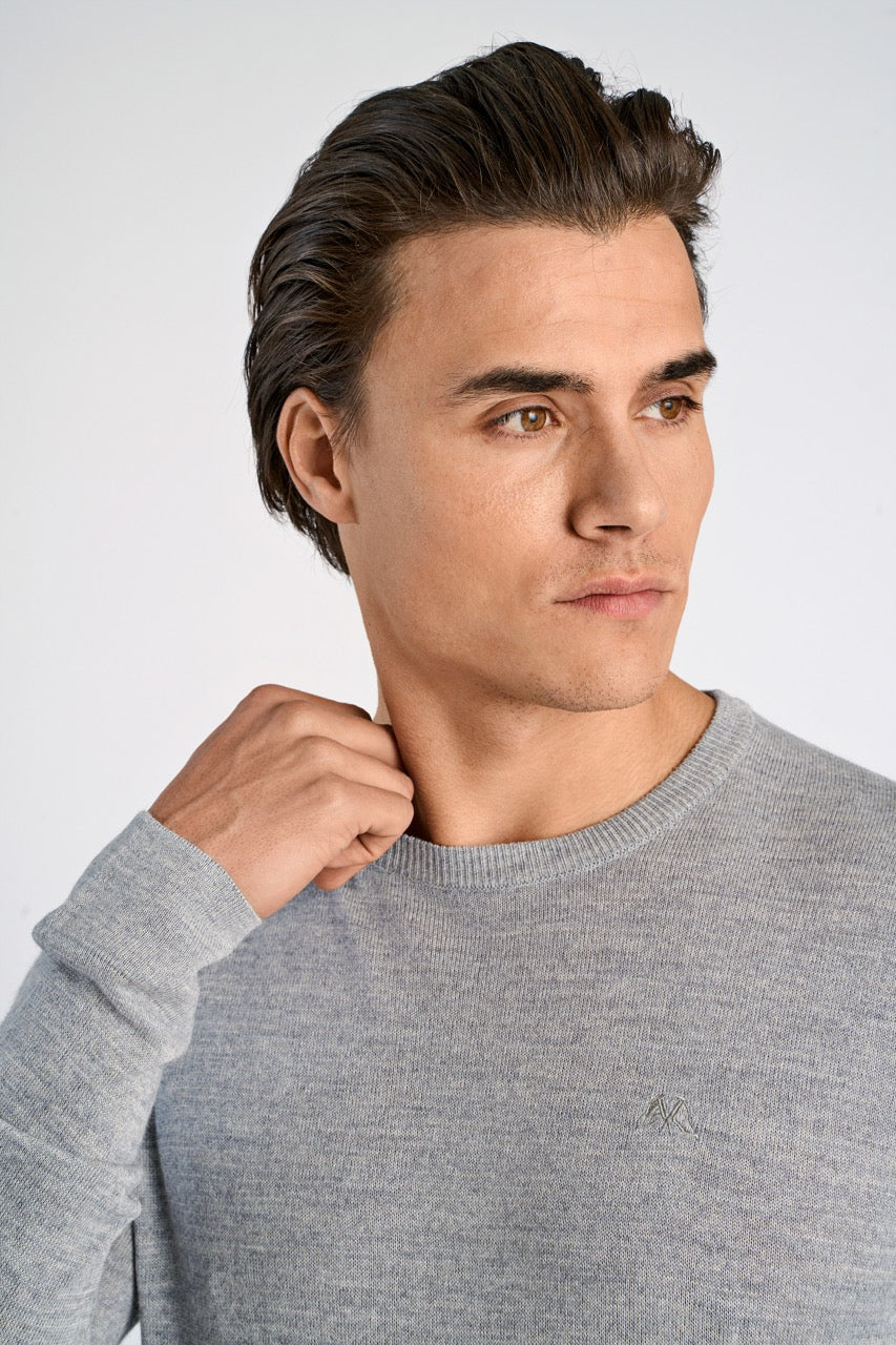 STRIK - Merino knit o-neck -  - Hr Ravn