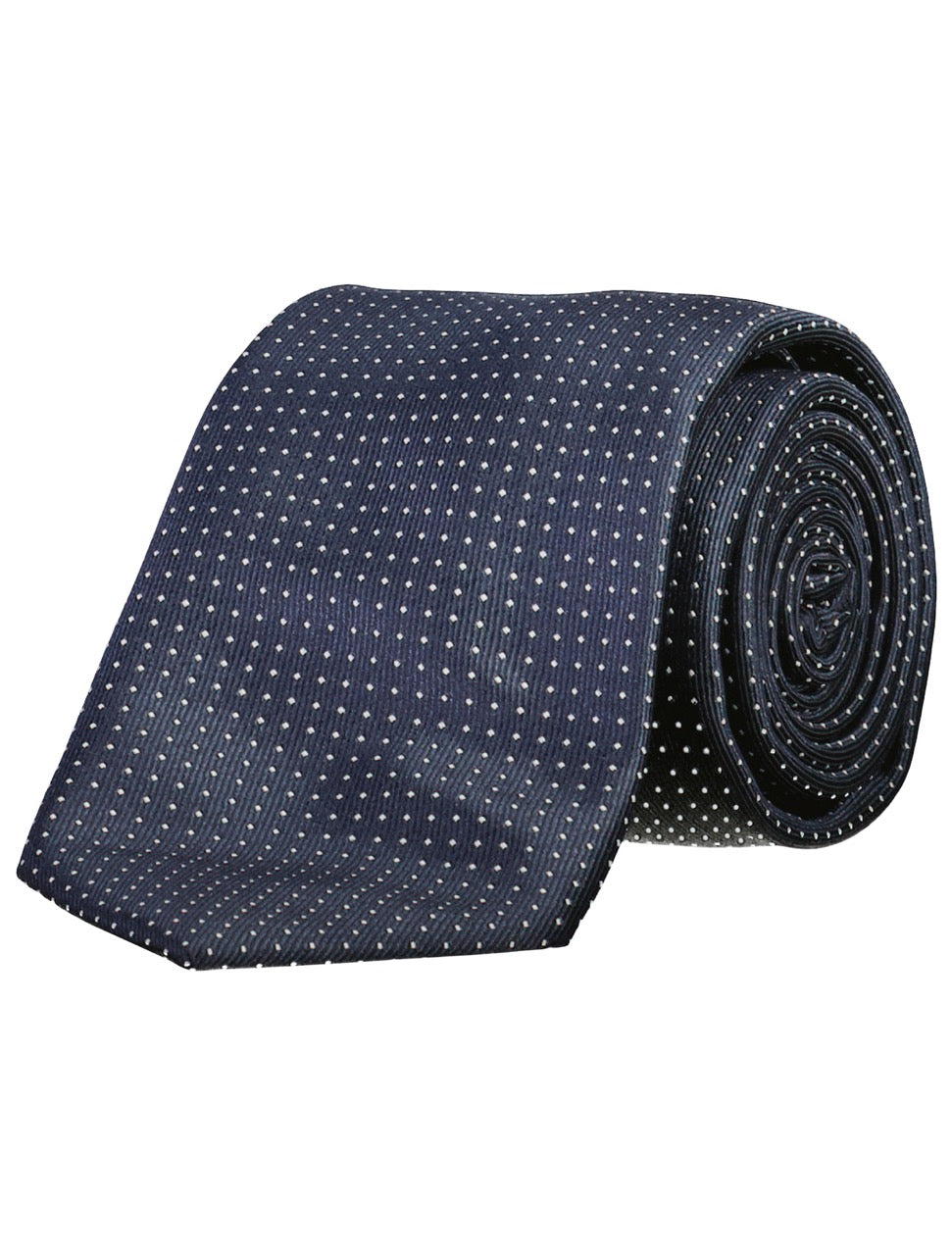 SLIPS - Polyester tie with dots 7 cm -  - Hr Ravn