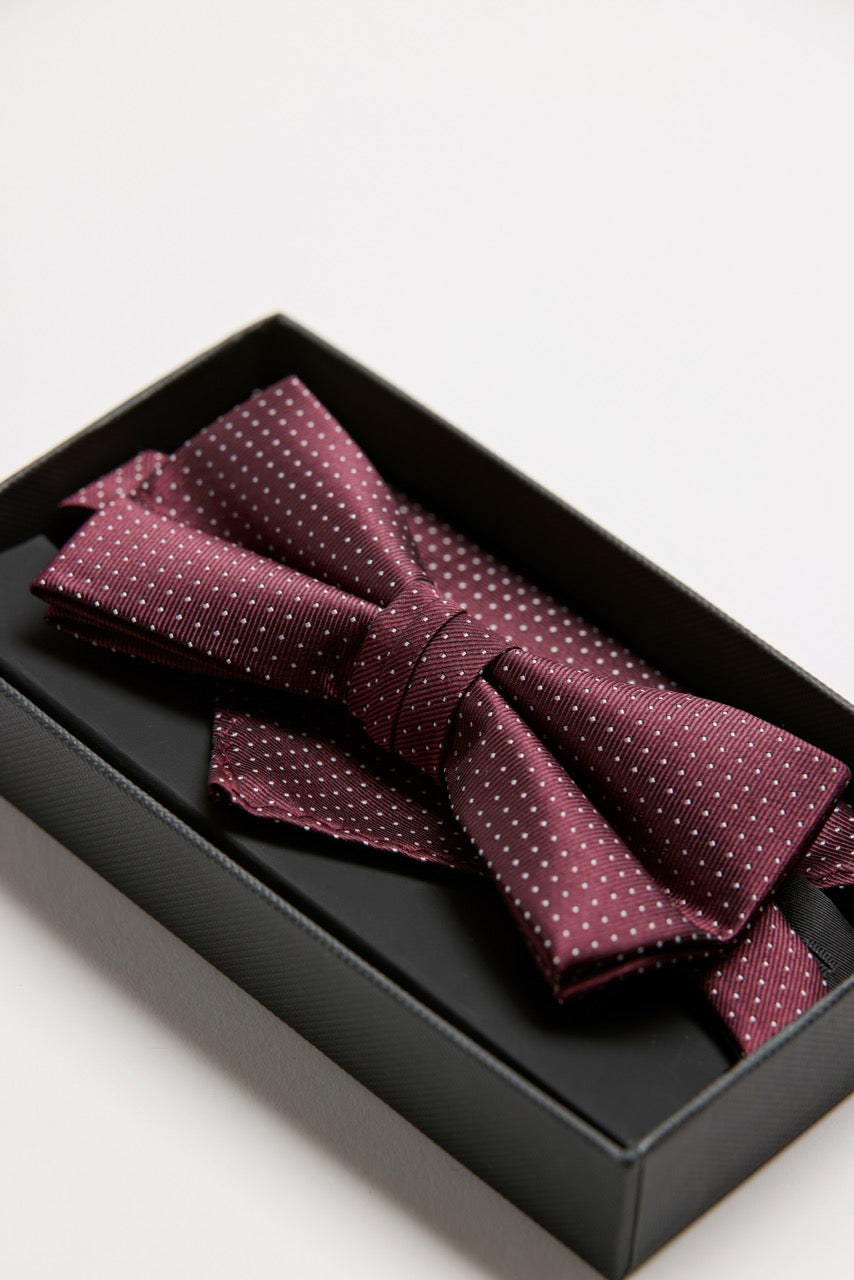 BUTTERFLY - Polyester bow tie with dots -  - Hr Ravn