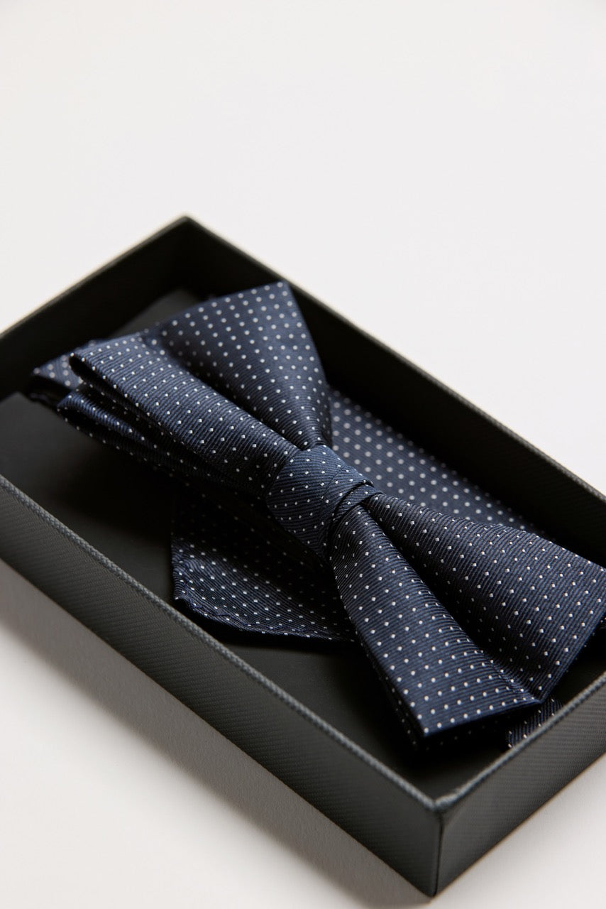 BUTTERFLY - Polyester bow tie with dots -  - Hr Ravn