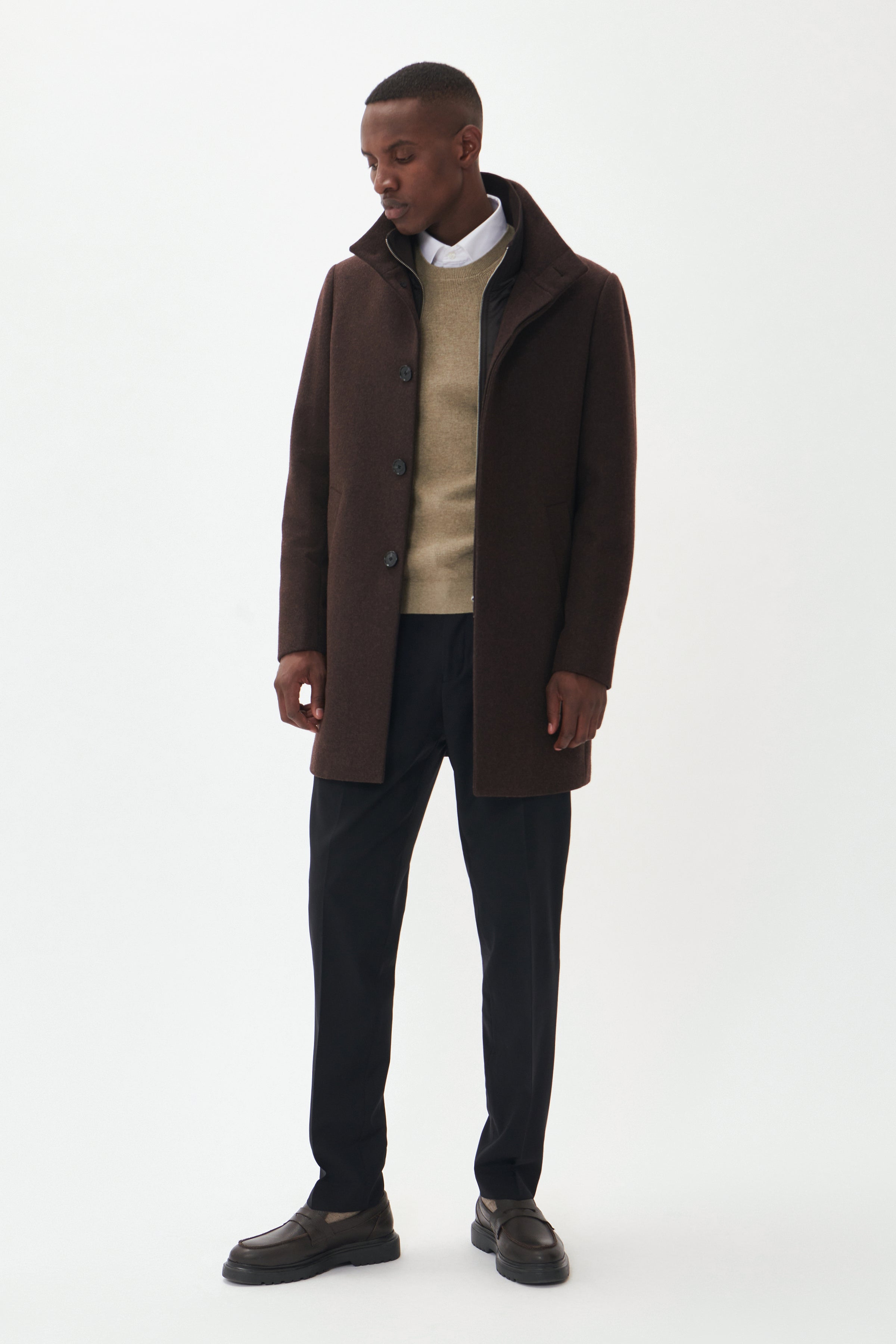 OVERTØJ - Harvey N Wool Coat -  - Hr Ravn