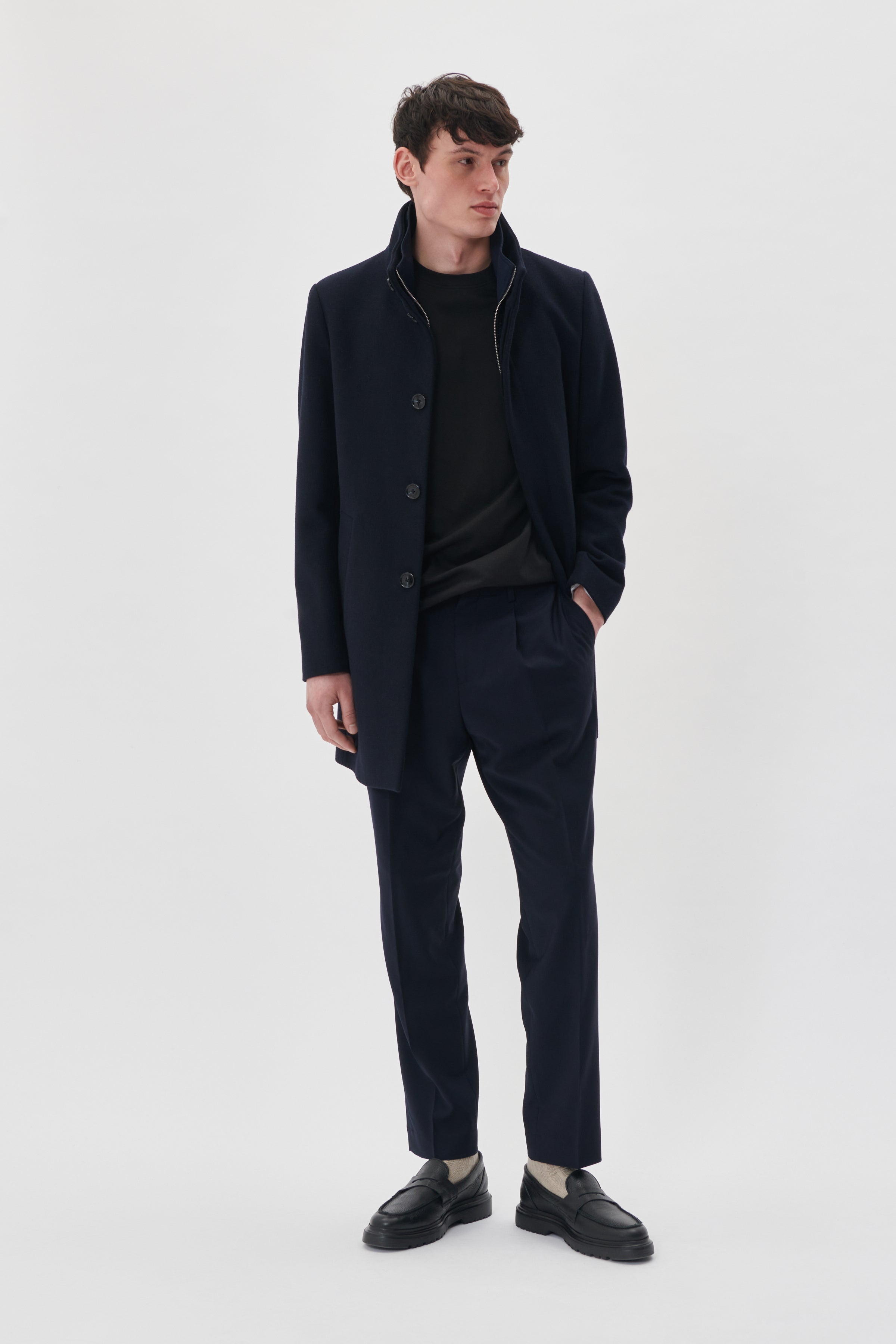 OVERTØJ - Harvey N Wool Coat -  - Hr Ravn