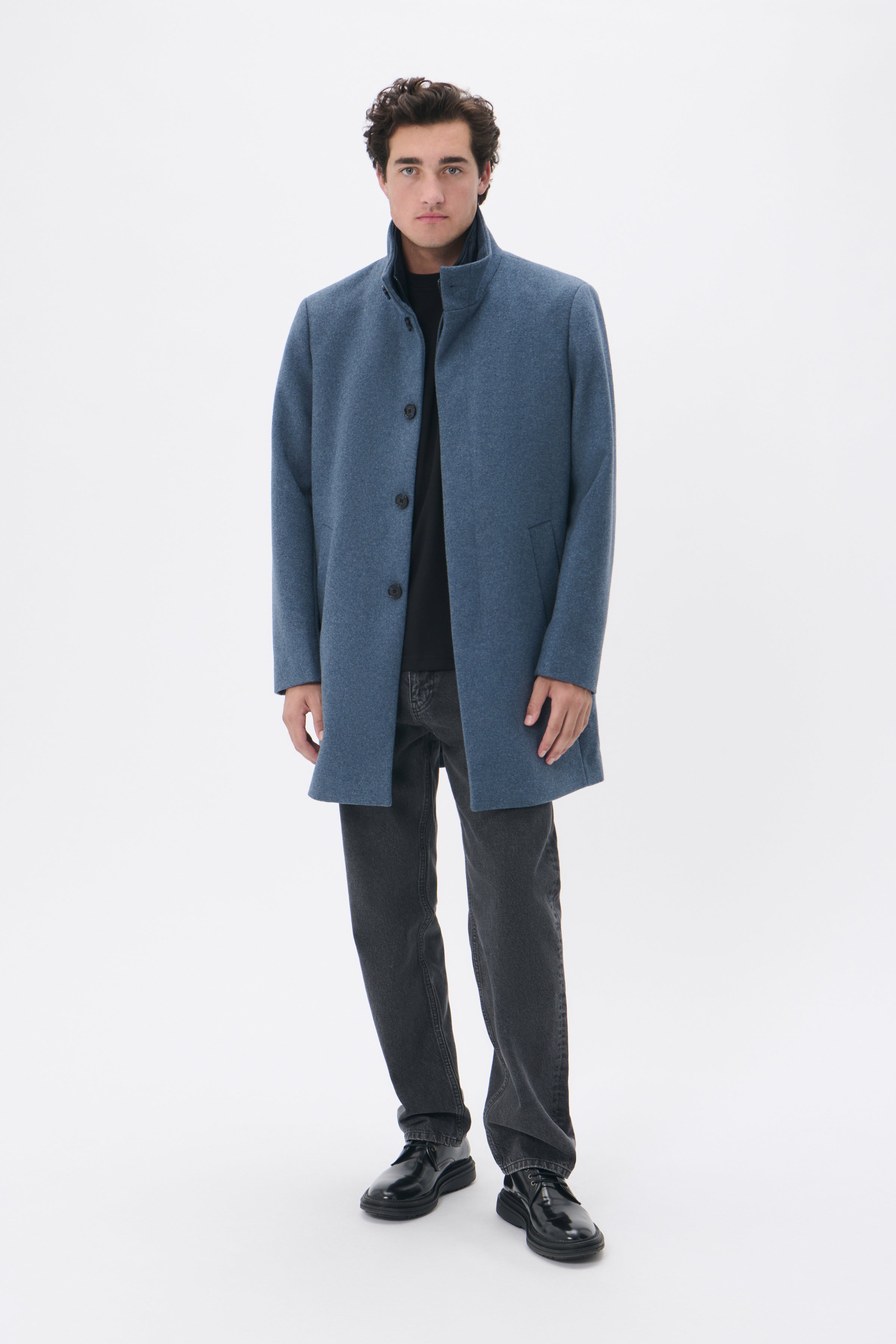 OVERTØJ - Harvey N Wool Coat -  - Hr Ravn