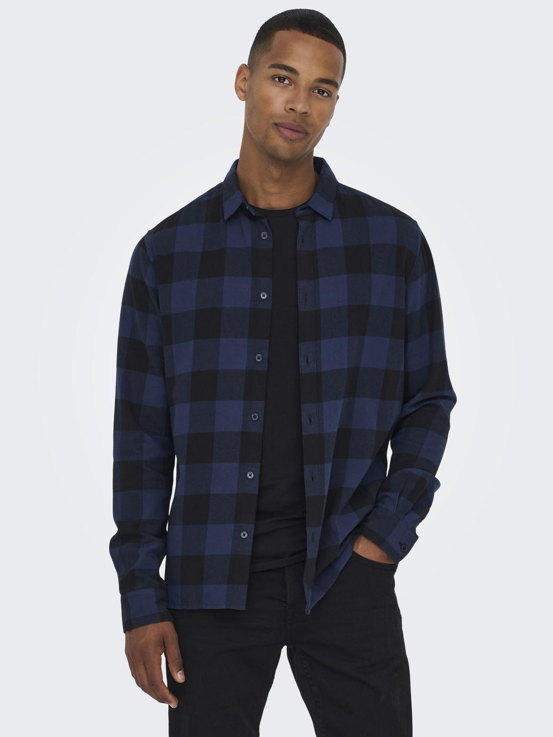 LANGE SKJORTER - Onsgudmund Ls Checked Shirt Noos -  - Hr Ravn