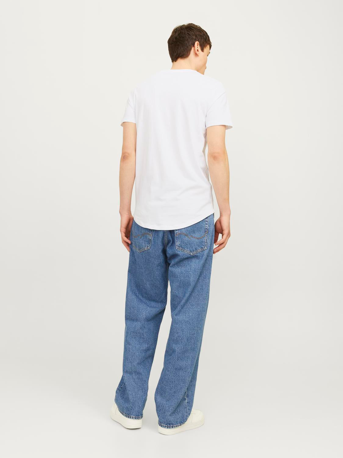 T-shirts - Jjenoa Tee Ss Crew Neck 5Pk Mp Noos -  - Hr Ravn