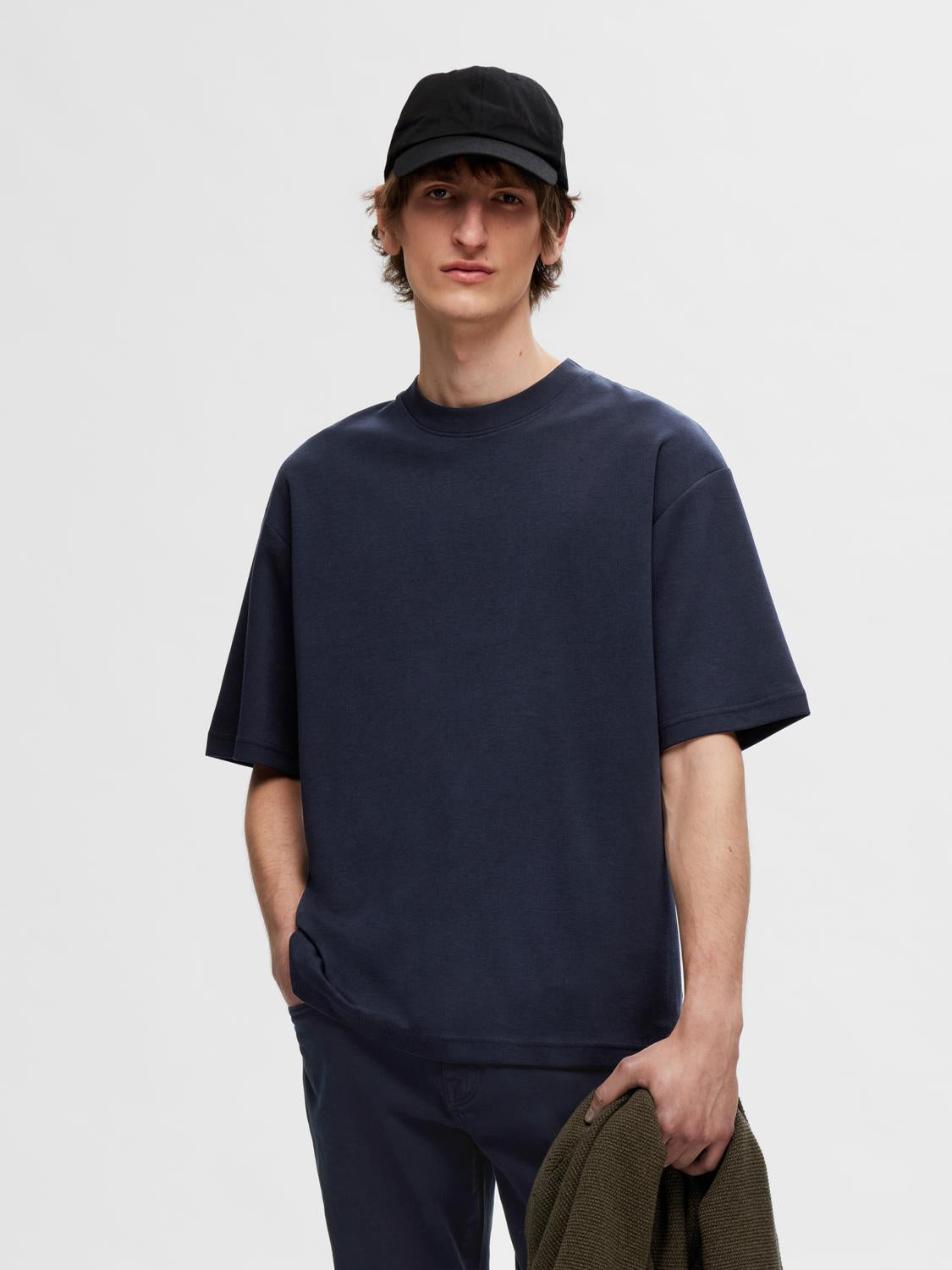 Slhlooseoscar Ss O-Neck Tee Noos