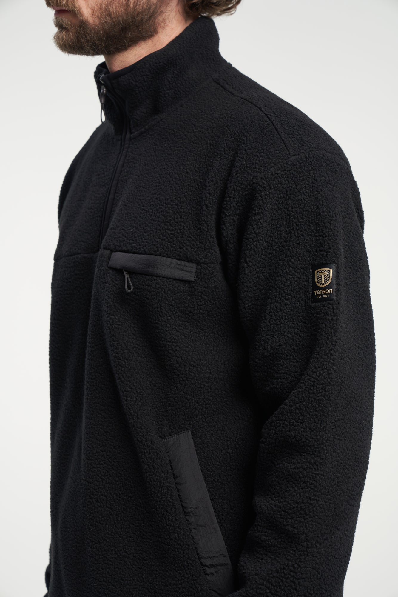 Yoke Half Zip herre