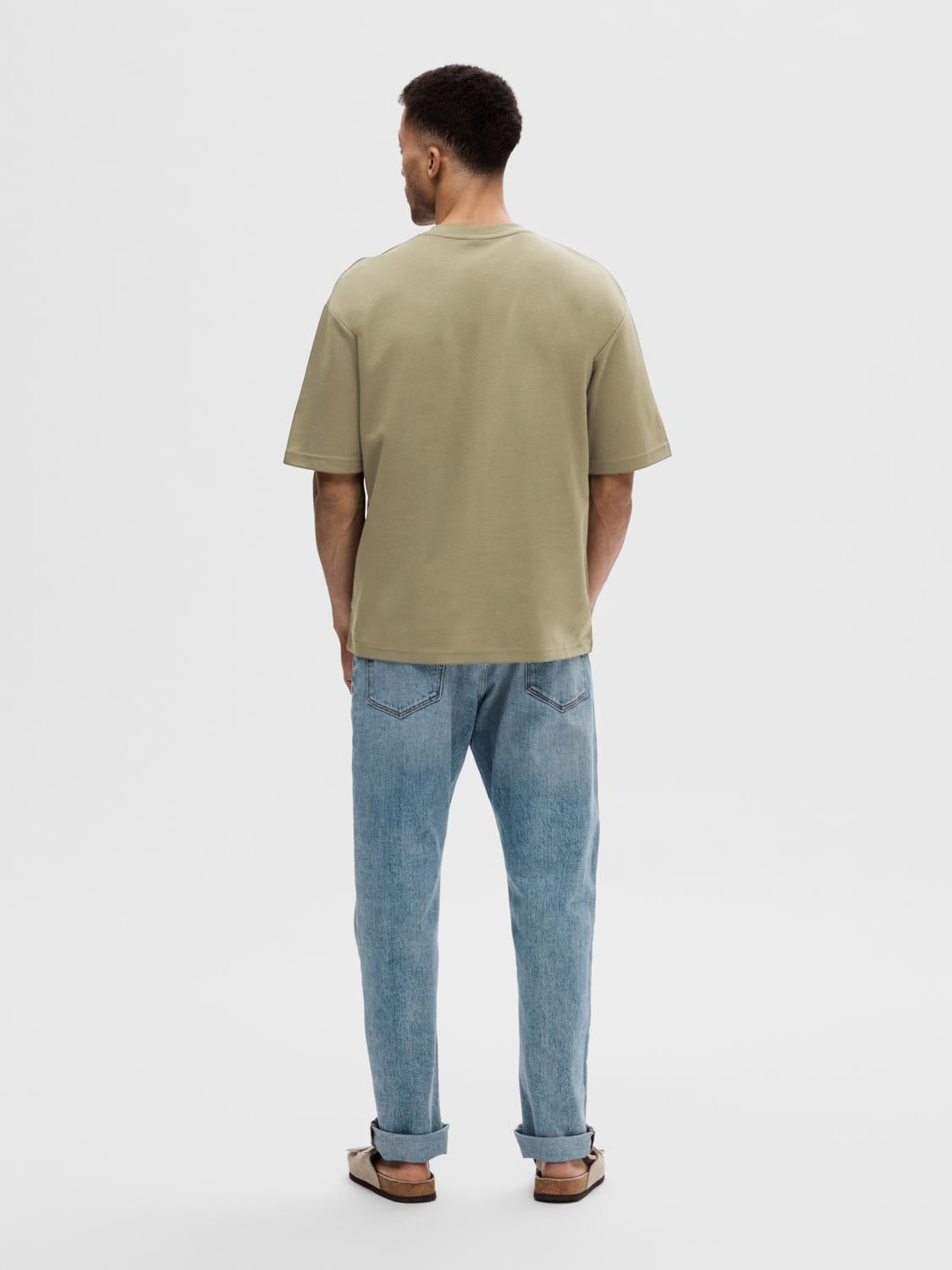 Slhlooseoscar Ss O-Neck Tee Noos
