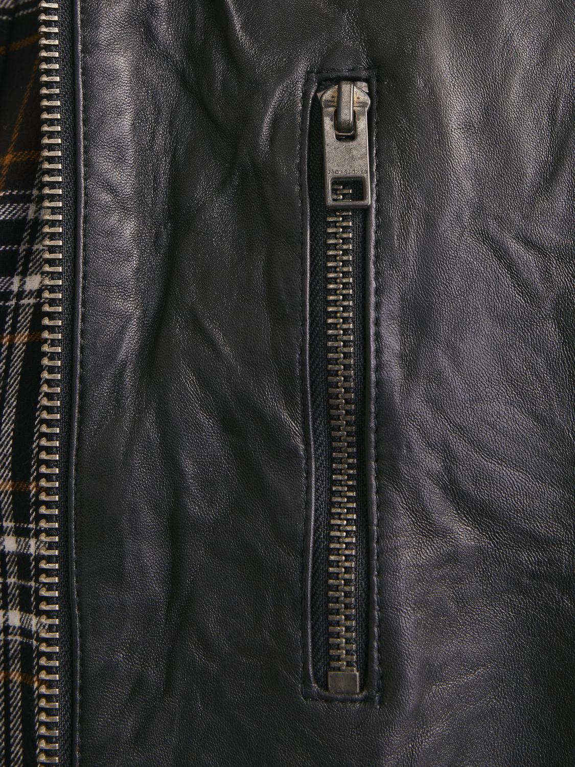 OVERTØJ - Jjerichard Leather Jacket Noos -  - Hr Ravn