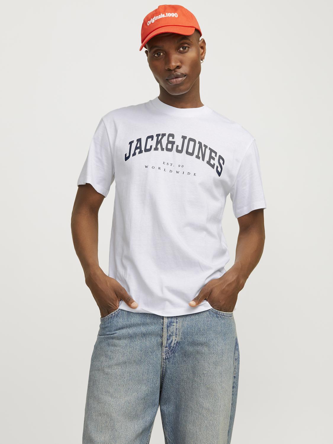 T-shirts - Jjecaleb Varsity Tee Ss O-Neck Noos -  - Hr Ravn
