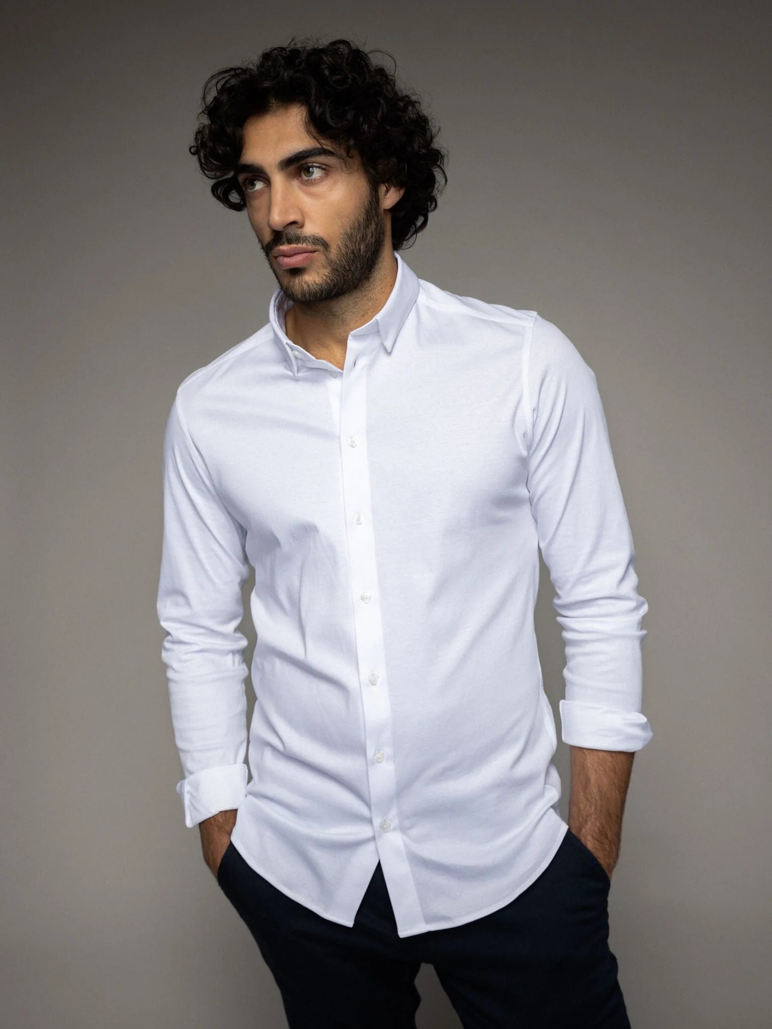 LANGE SKJORTER - MMGMarco Jersey Shirt -  - Hr Ravn