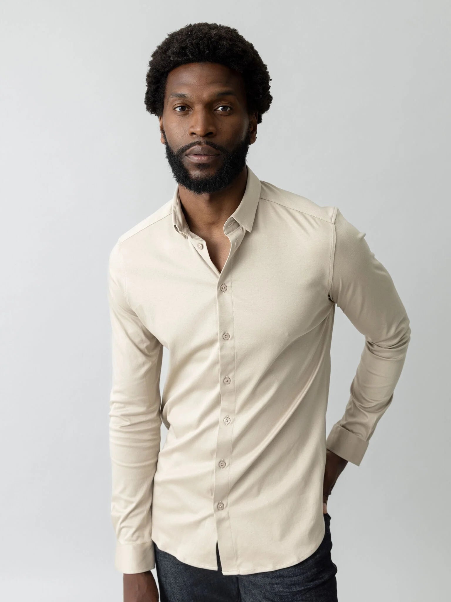 LANGE SKJORTER - MMGMarco Jersey Shirt -  - Hr Ravn