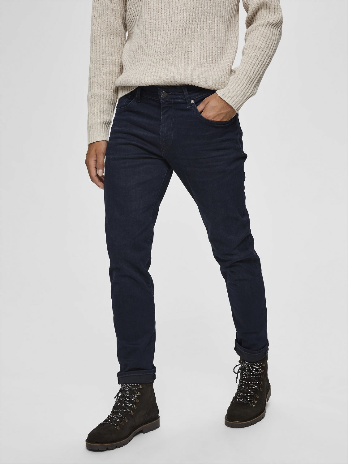 JEANS - Slh196-Straight Scott 6155 Bb Jns Noos -  - Hr Ravn