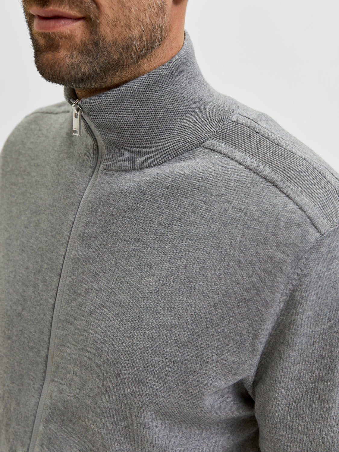 Slhberg Full Zip Cardigan Noos