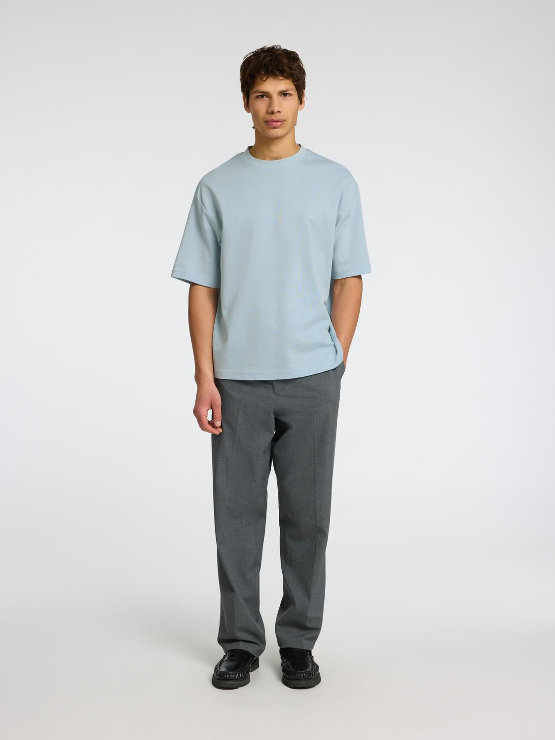 Slhlooseoscar Ss O-Neck Tee Noos