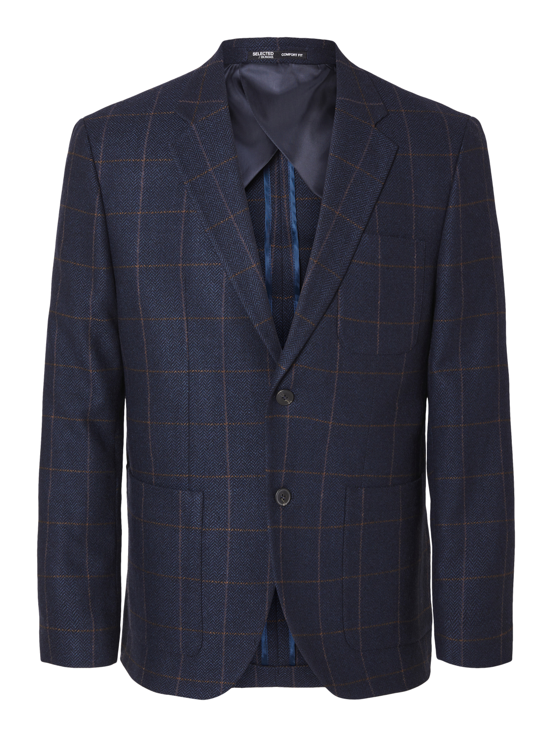 Blazers - Slhslim-Dallas Wool Check Blz Noos -  - Hr Ravn