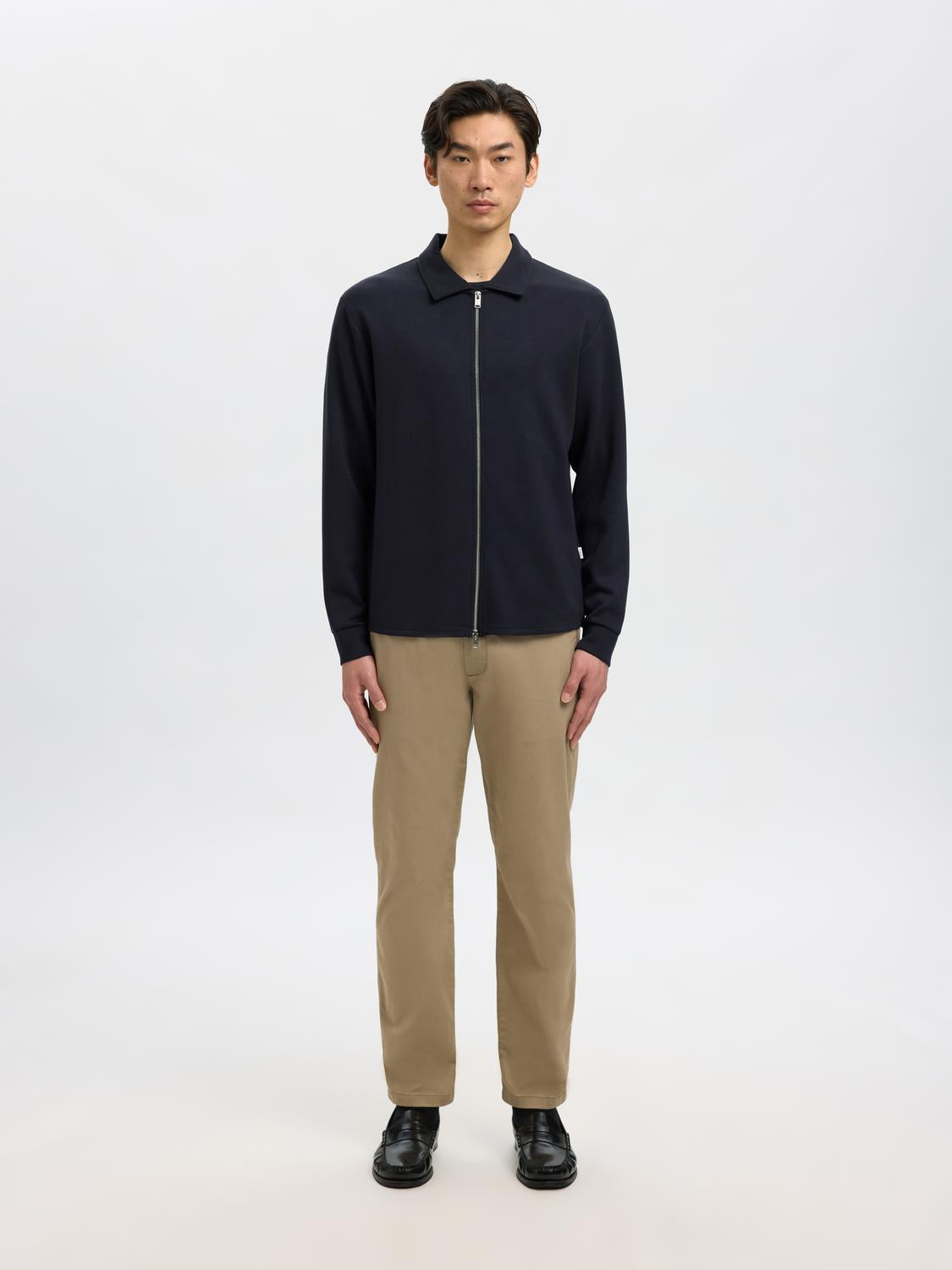 Slhemanuel Soft Full Zip Sweat Noos