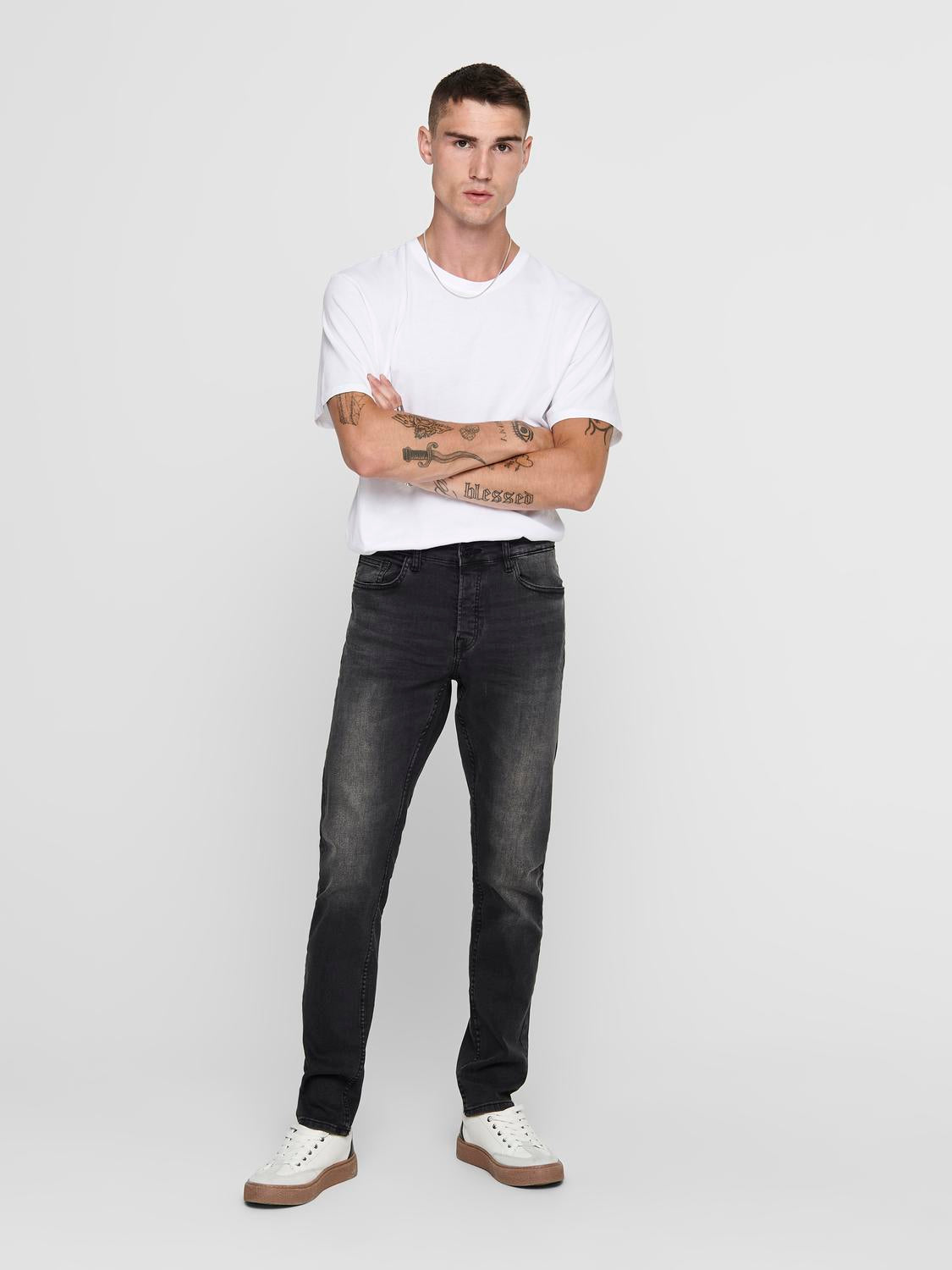 JEANS - Onsloom Slim Wash Blk 0447 Dia Dnm Noos -  - Hr Ravn