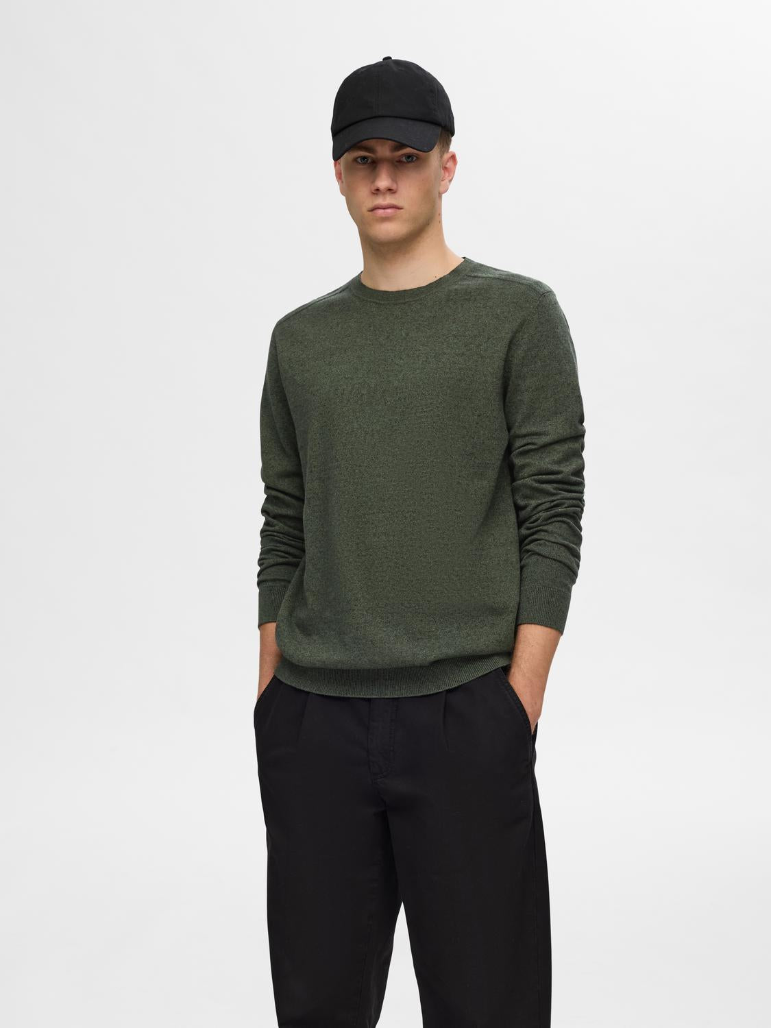 STRIK - Slhberg Crew Neck Noos -  - Hr Ravn
