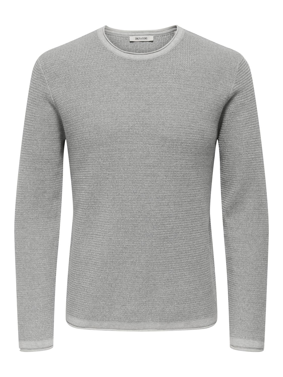 Onseric Reg 12 Struc Crew Knit Noos