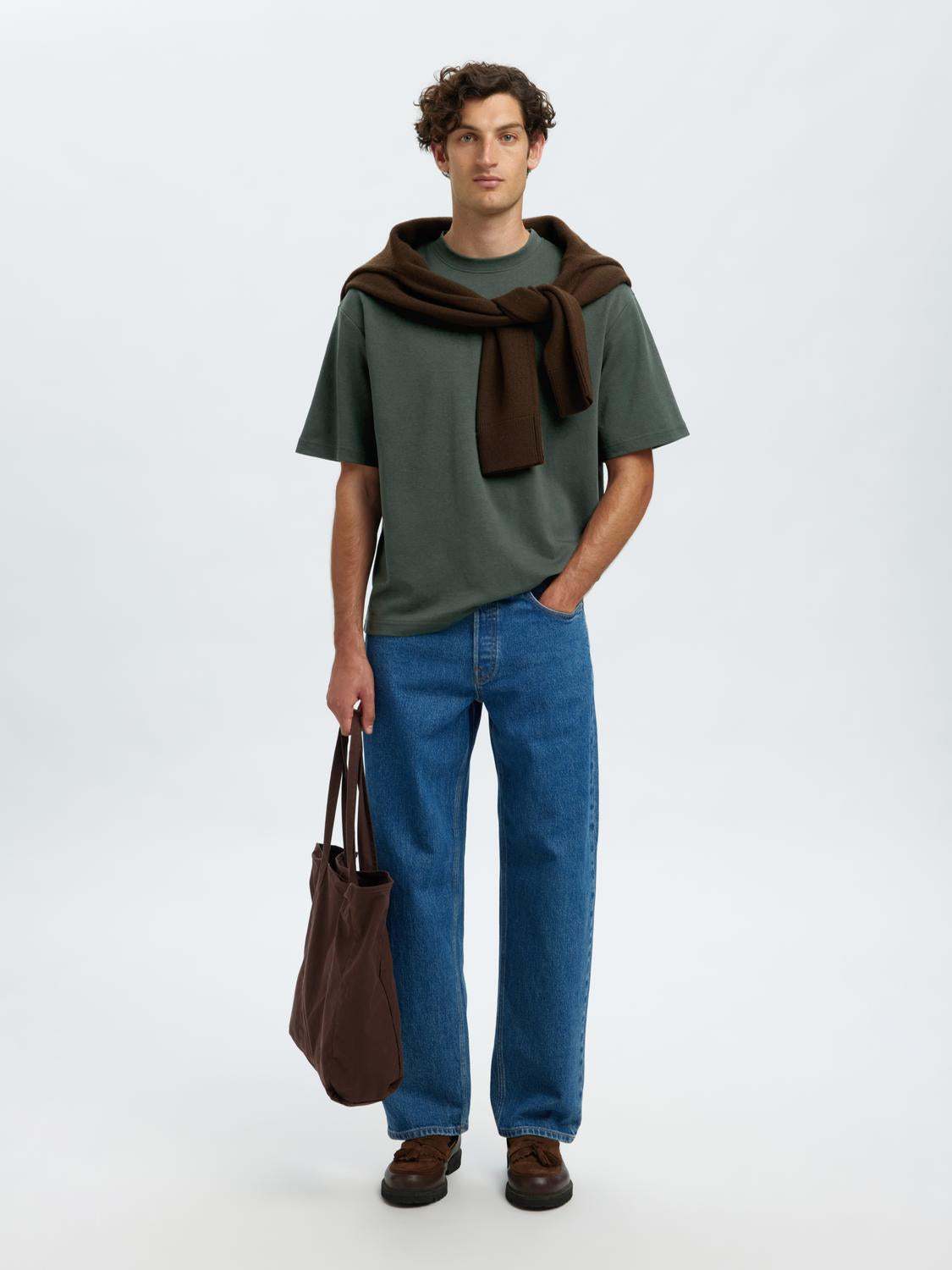 T-shirts - Slhlooseoscar Ss O-Neck Tee Noos -  - Hr Ravn