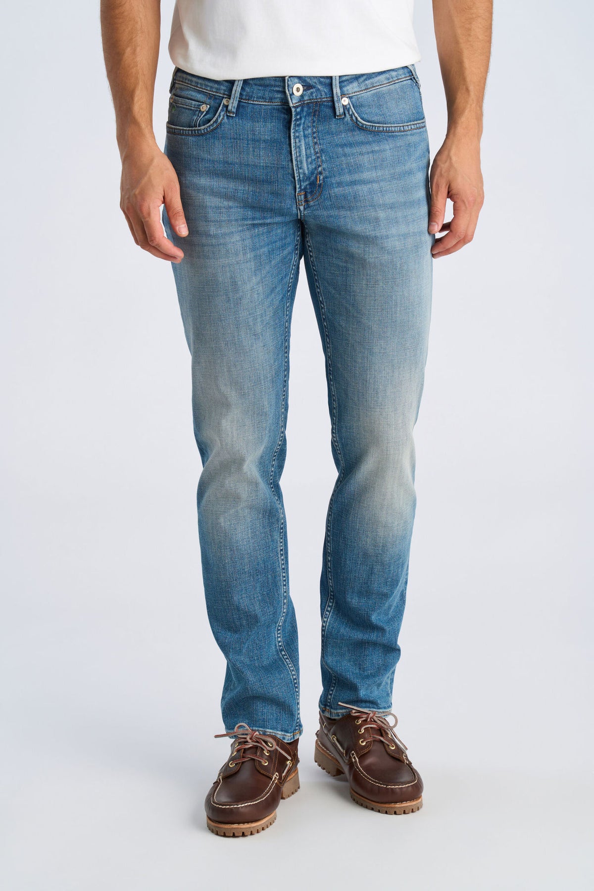 Junk De Luxe Heavy Wash Tapered Fit Jeans