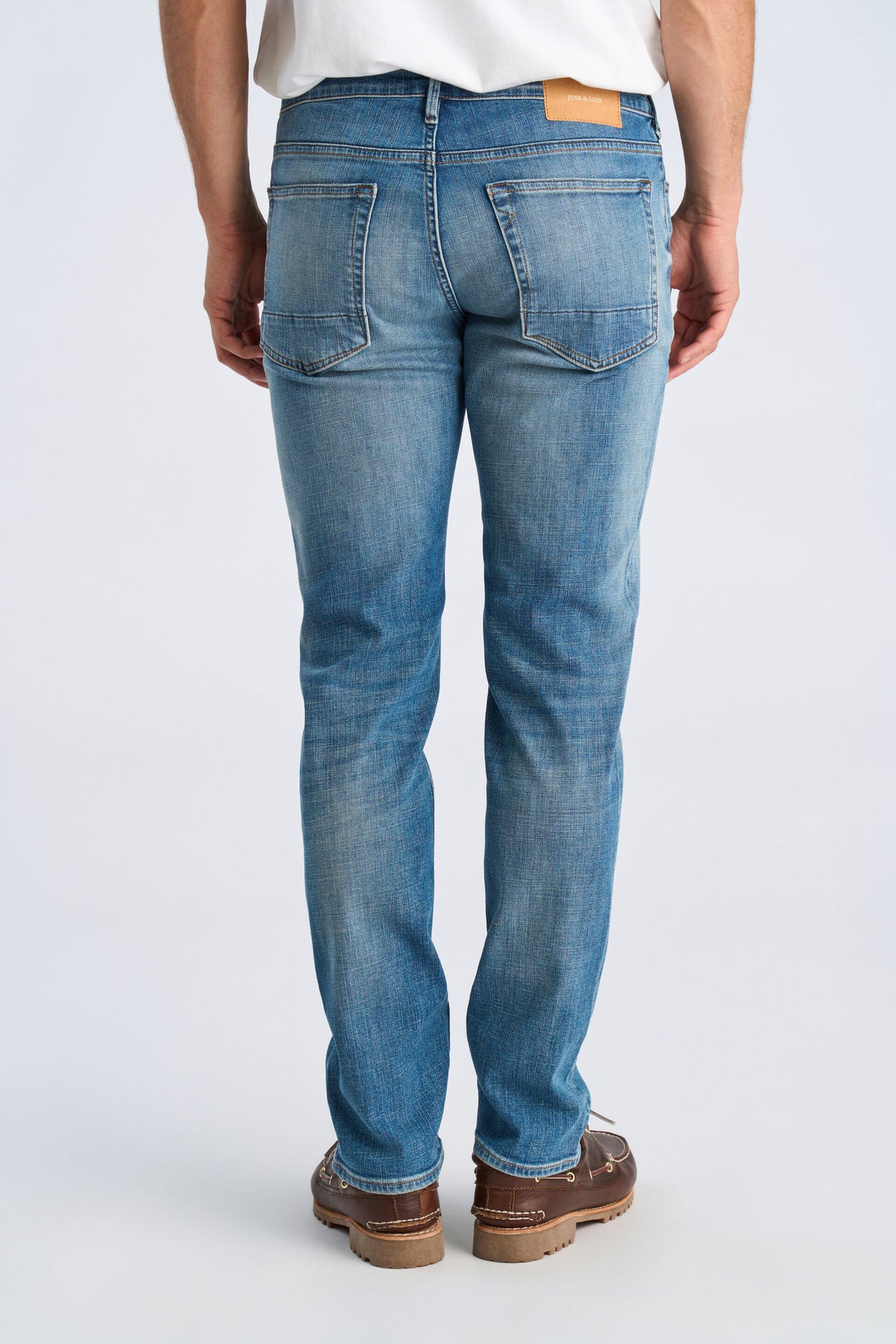 Junk De Luxe Heavy Wash Tapered Fit Jeans