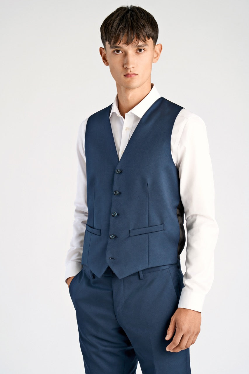 Wool suiting waistcoat