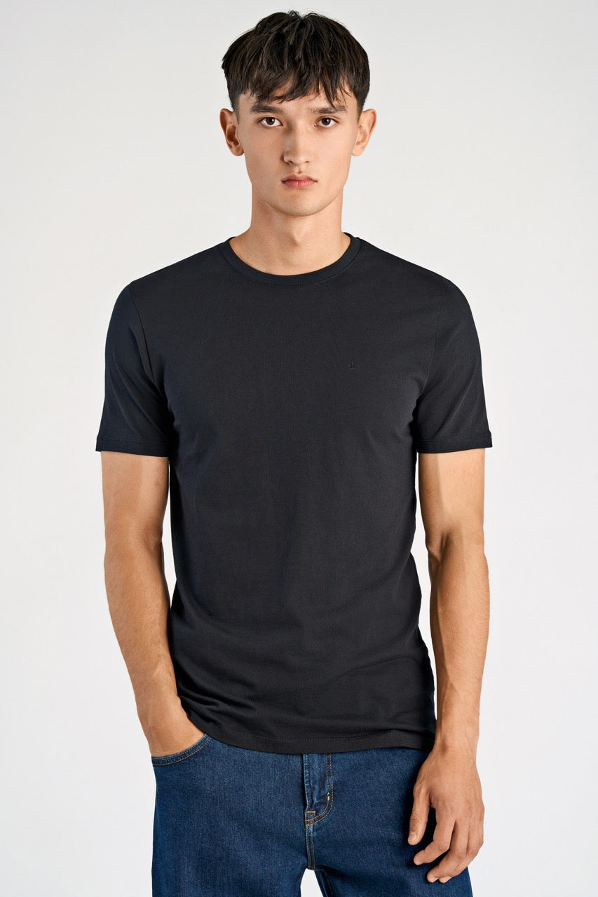 Round neck tee S/S