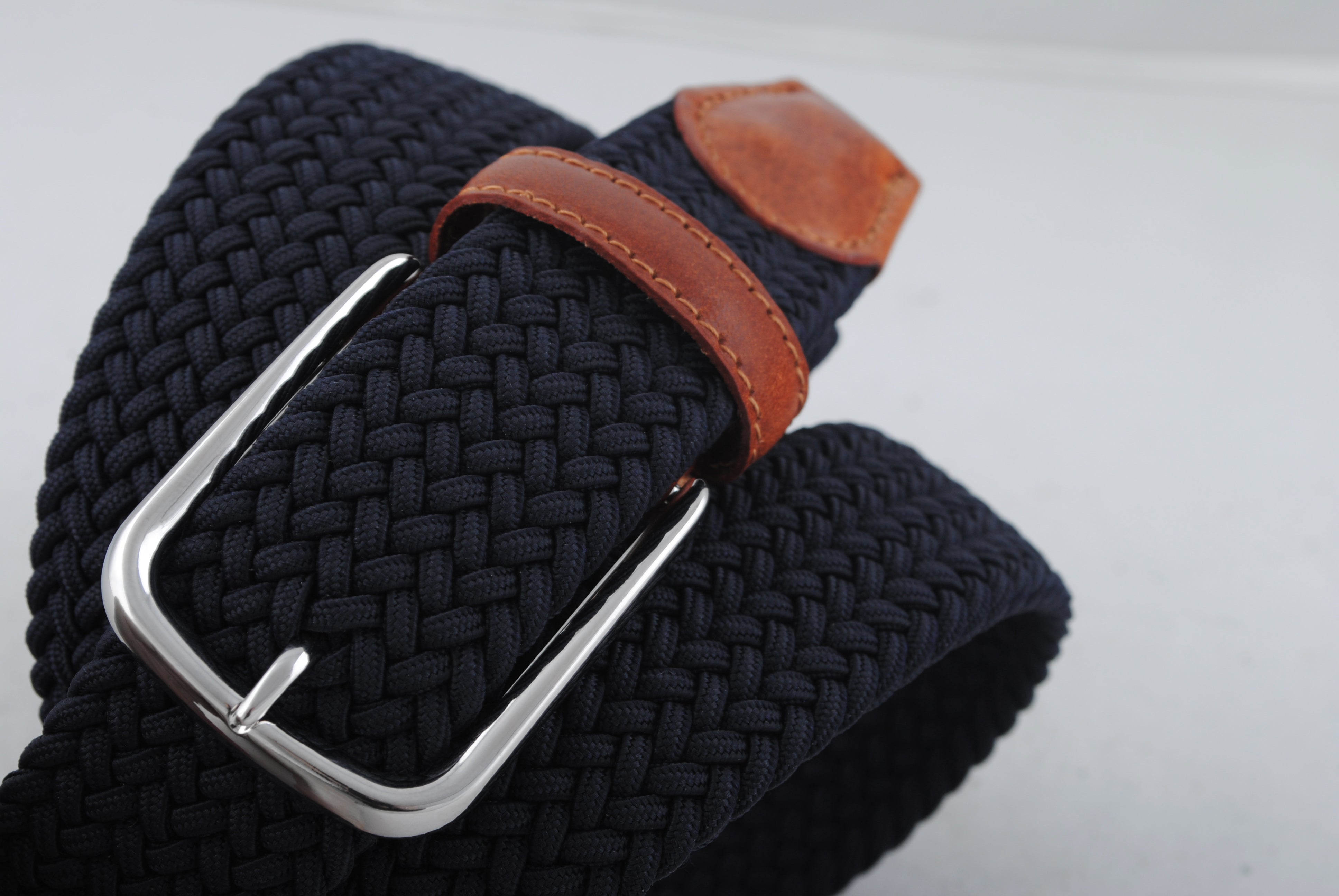 BÆLTER - 6806/35 Belt, Navy ribbon -  - Hr Ravn
