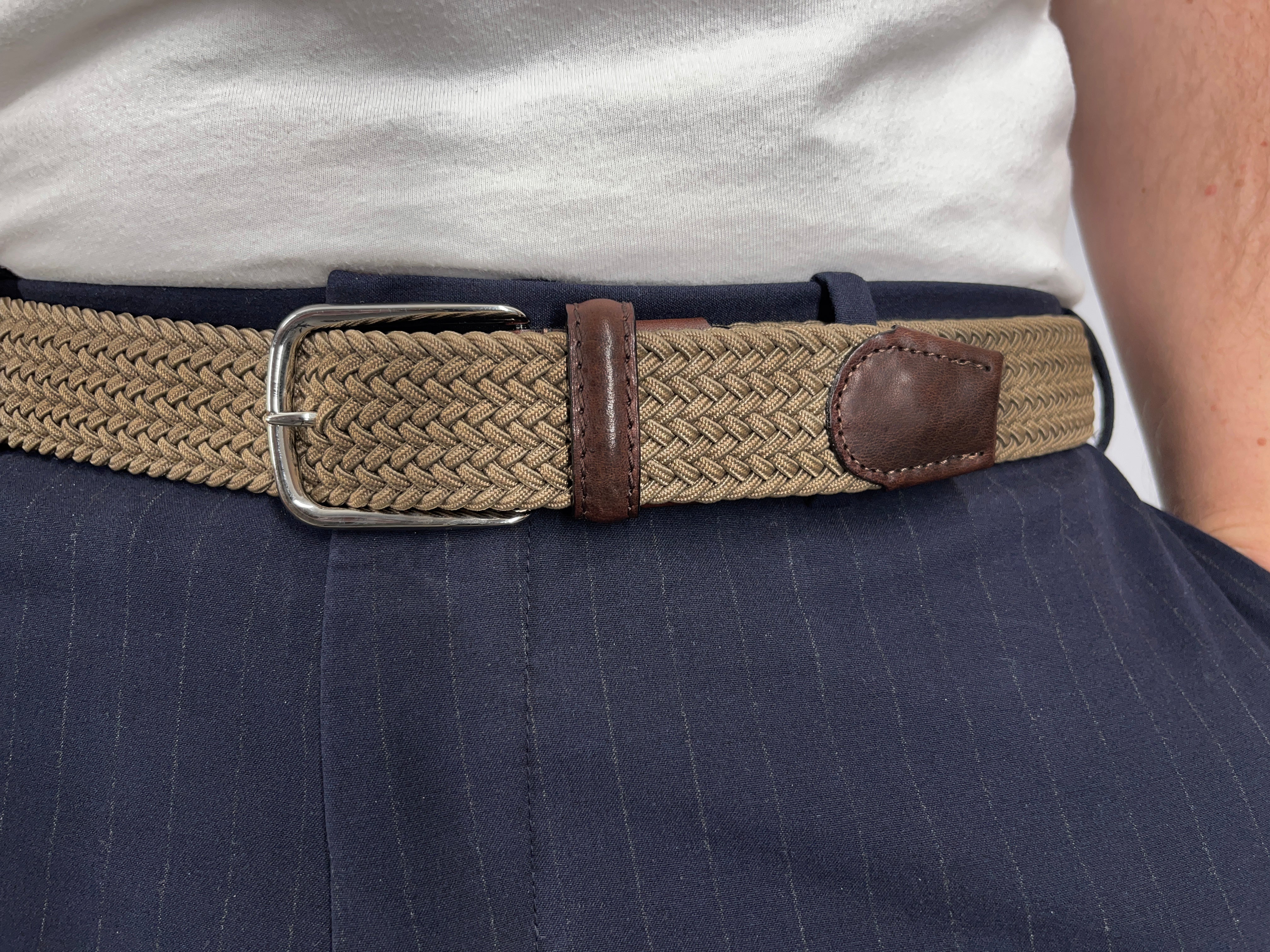 BÆLTER - 6806/35 Belt, Sand ribbon -  - Hr Ravn