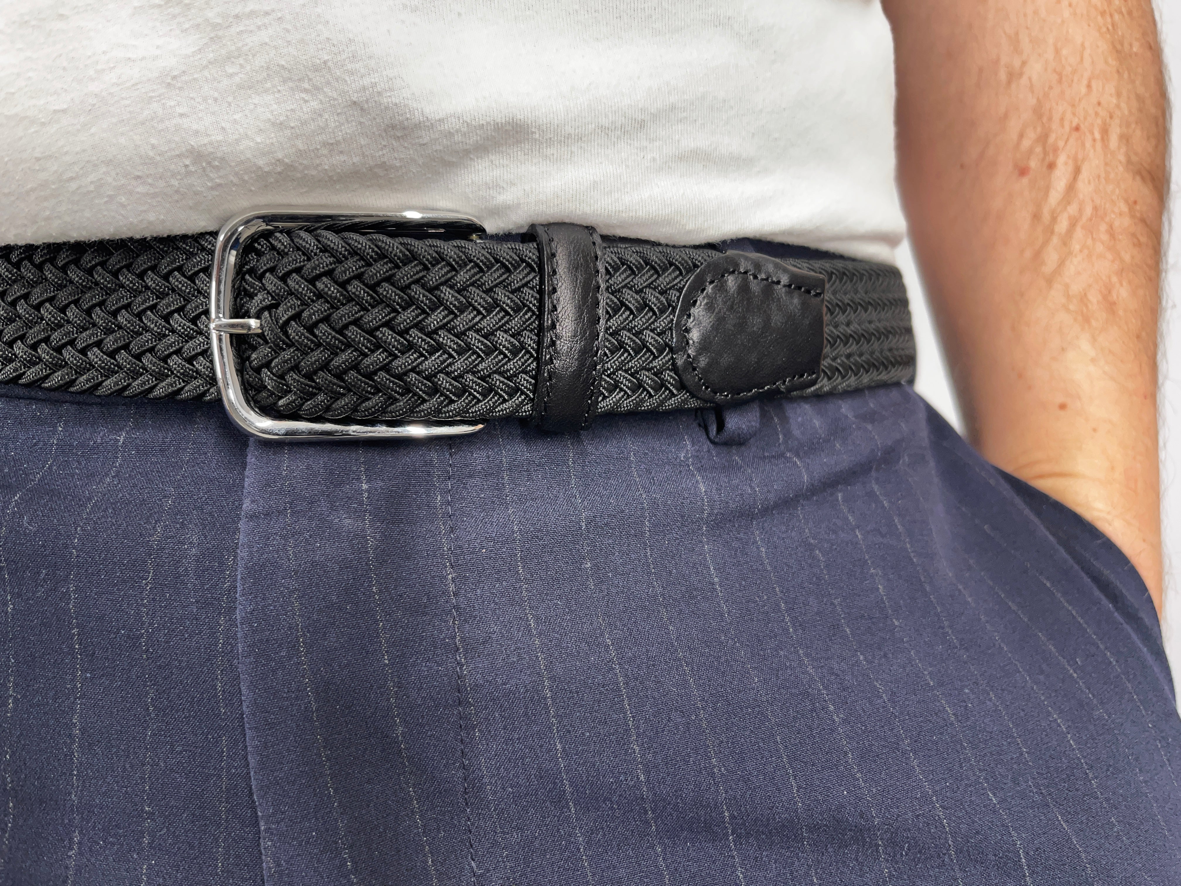 BÆLTER - 6806/35 Belt, Black ribbon -  - Hr Ravn