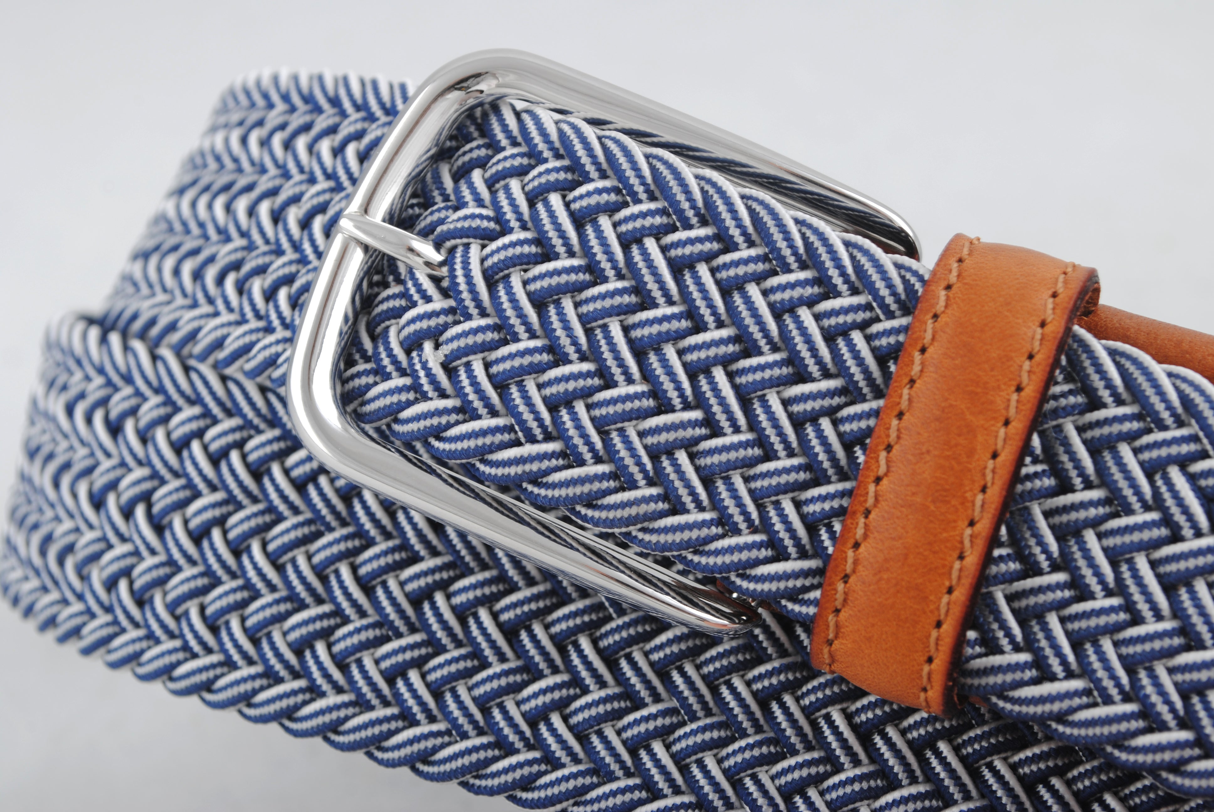 BÆLTER - 6807/35 Belt, Blue/White ribbon -  - Hr Ravn