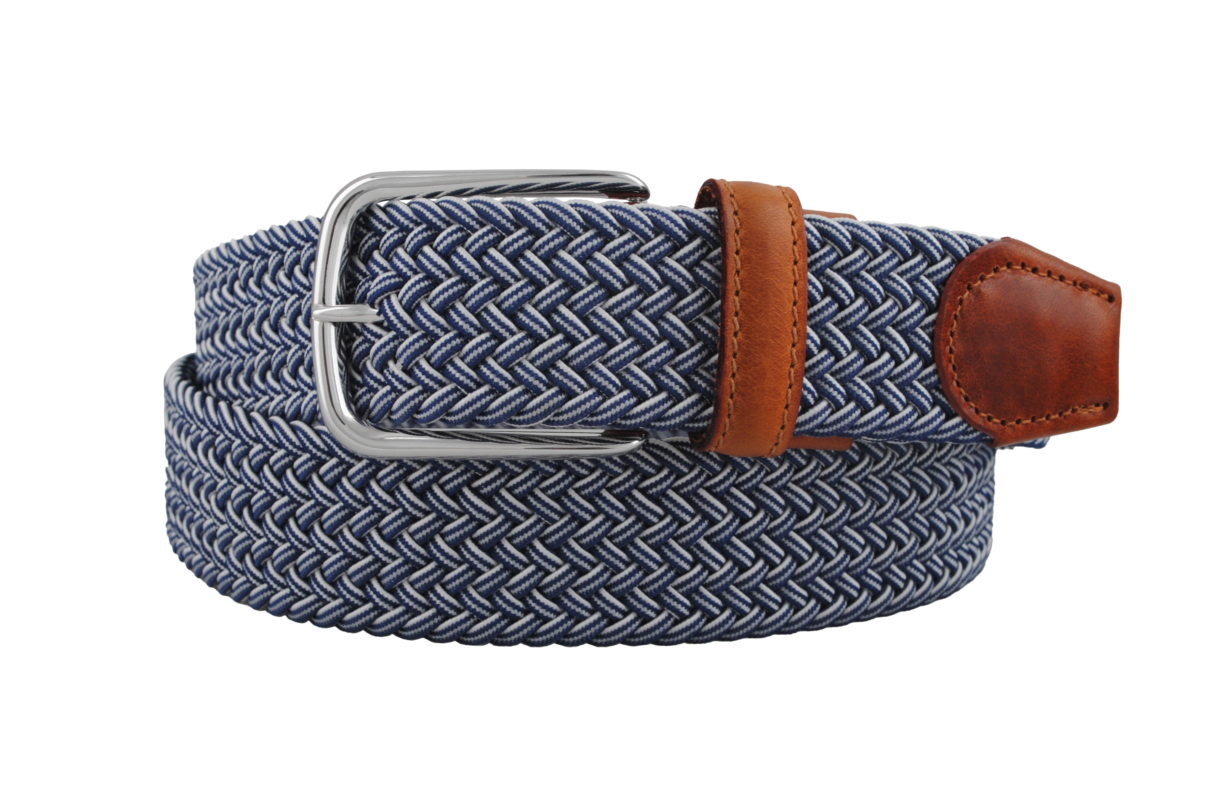 BÆLTER - 6807/35 Belt, Blue/White ribbon -  - Hr Ravn