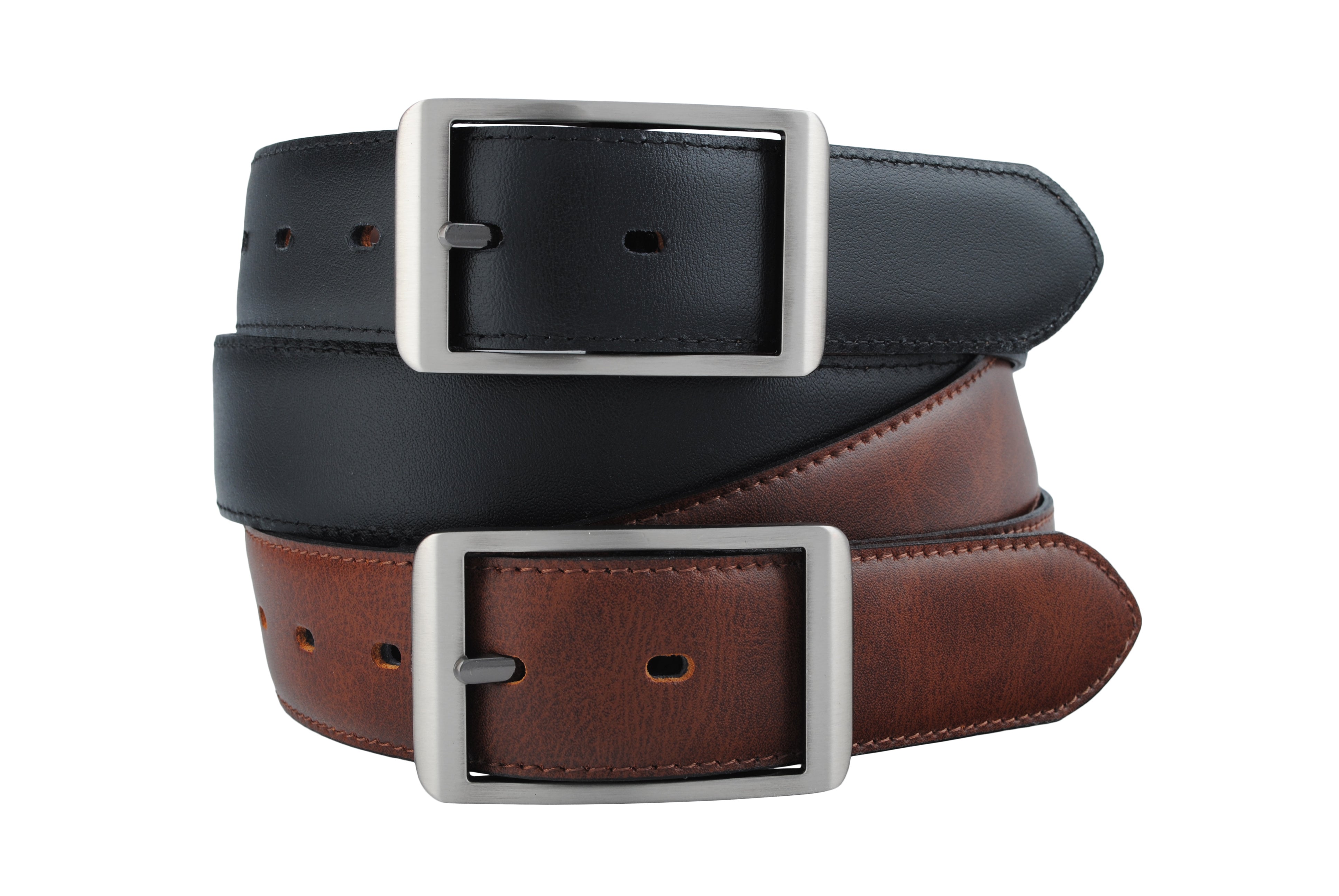 BÆLTER - 6855G/35 Belt Black/Brown -  - Hr Ravn