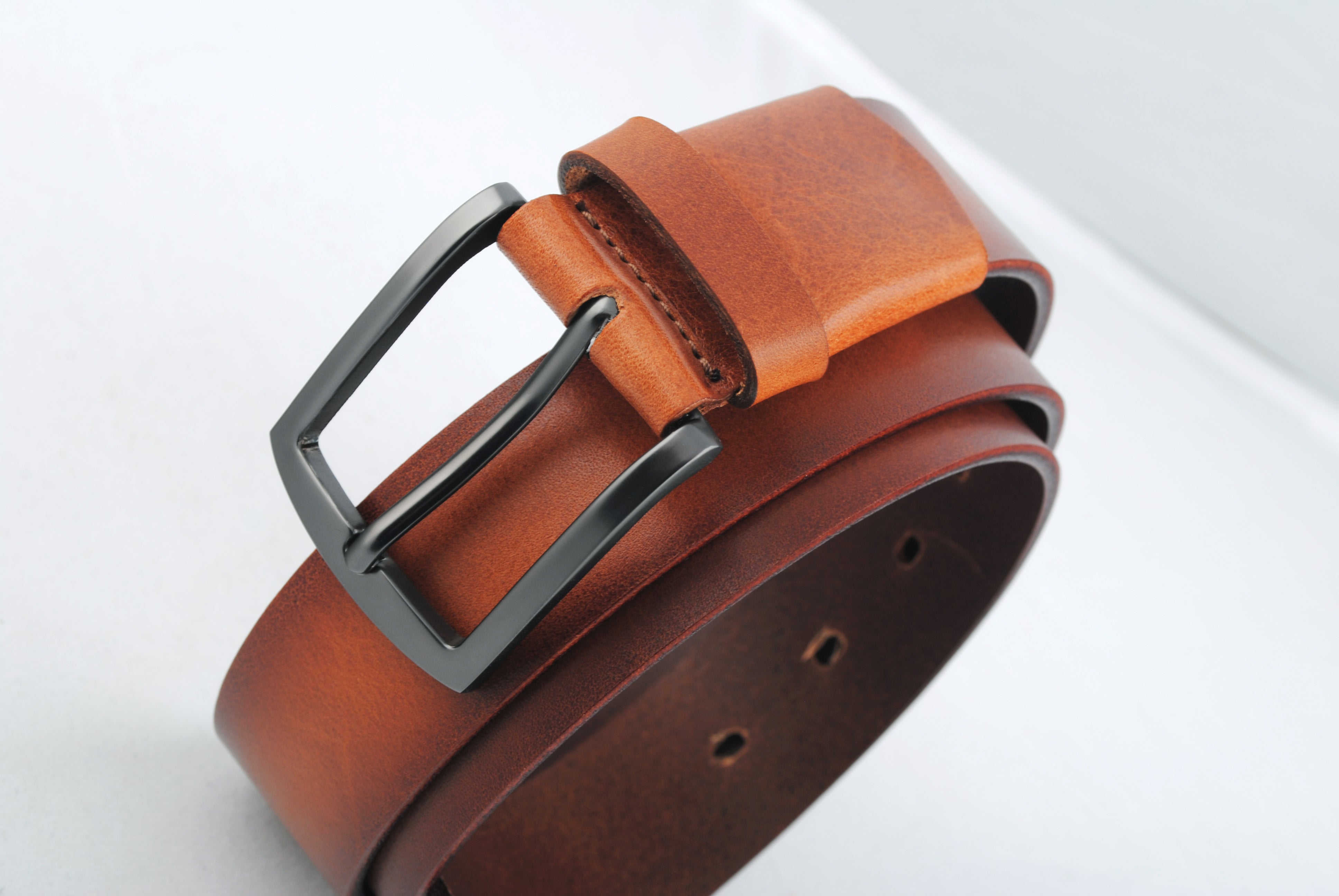 BÆLTER - 6895/35 Belt, Cognac -  - Hr Ravn