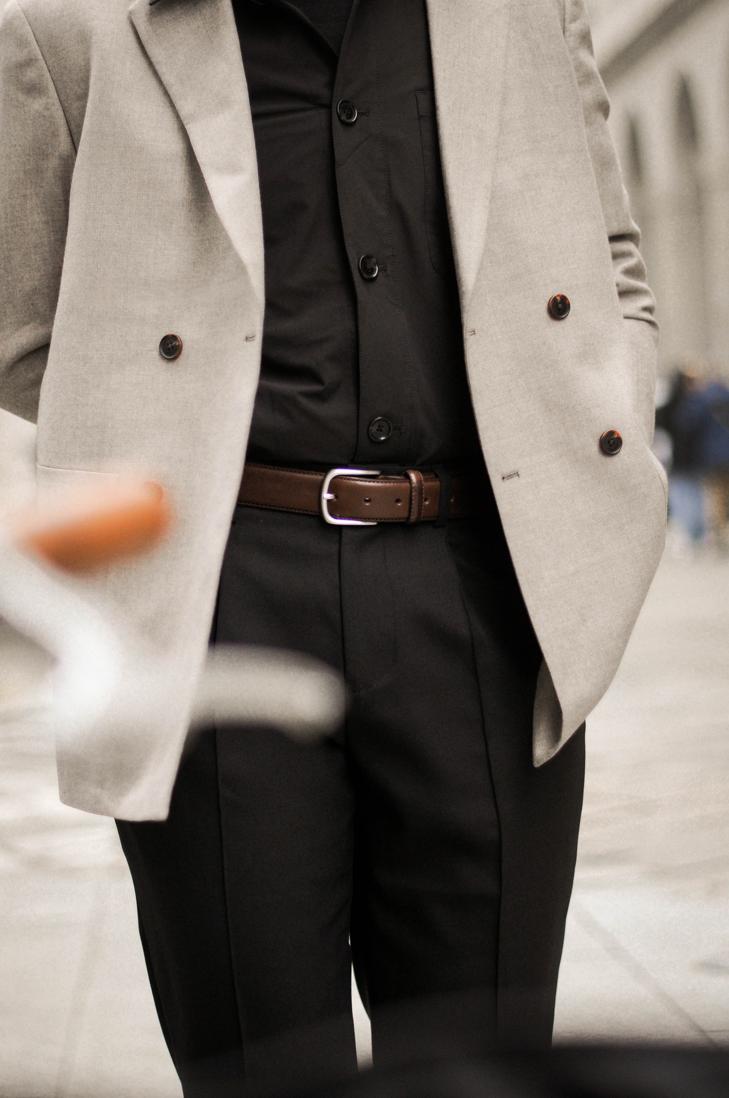 BÆLTER - 6907G/35 Belt, Brown -  - Hr Ravn