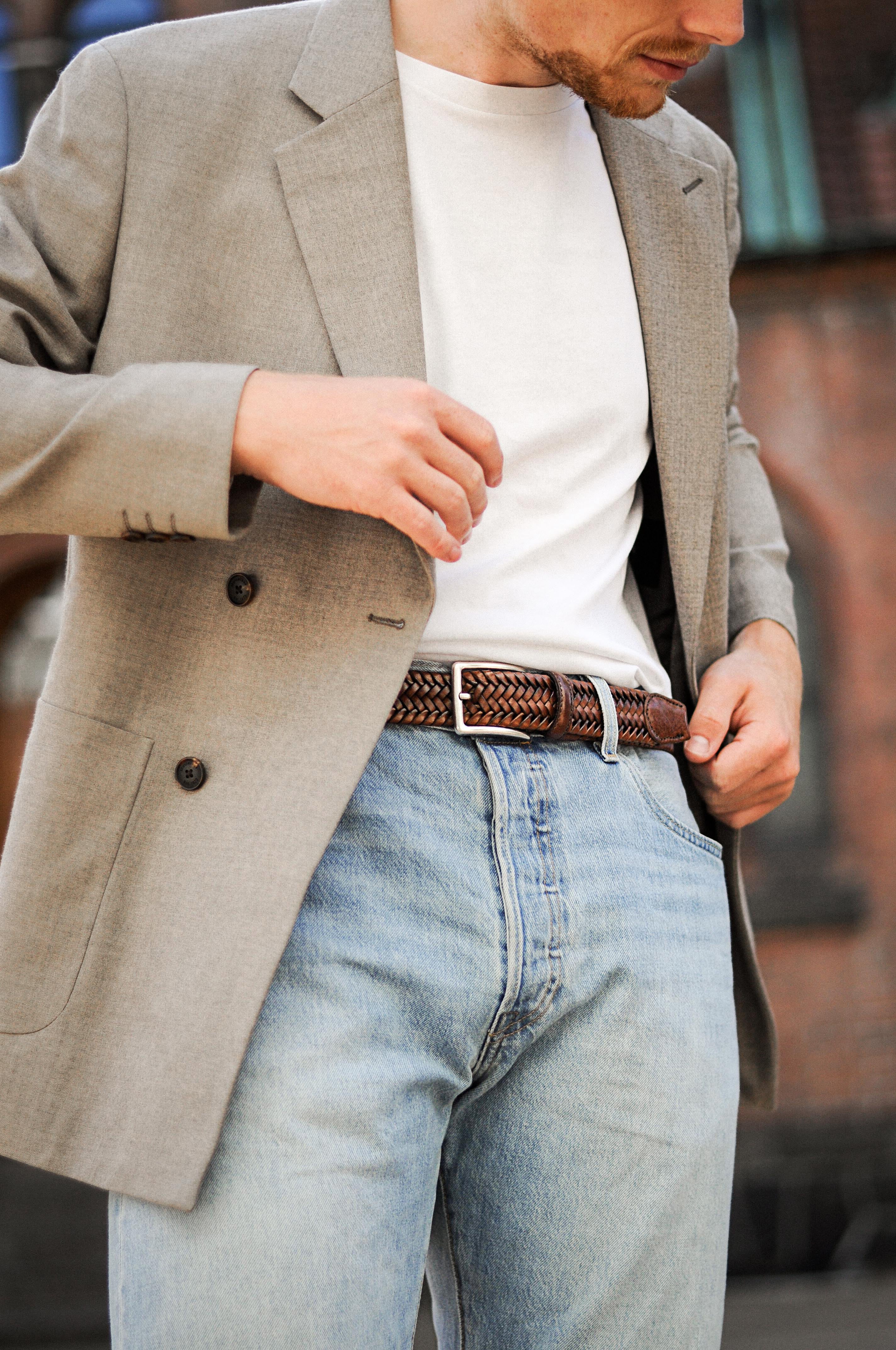 BÆLTER - H6930/35 Belt, Light Brown -  - Hr Ravn