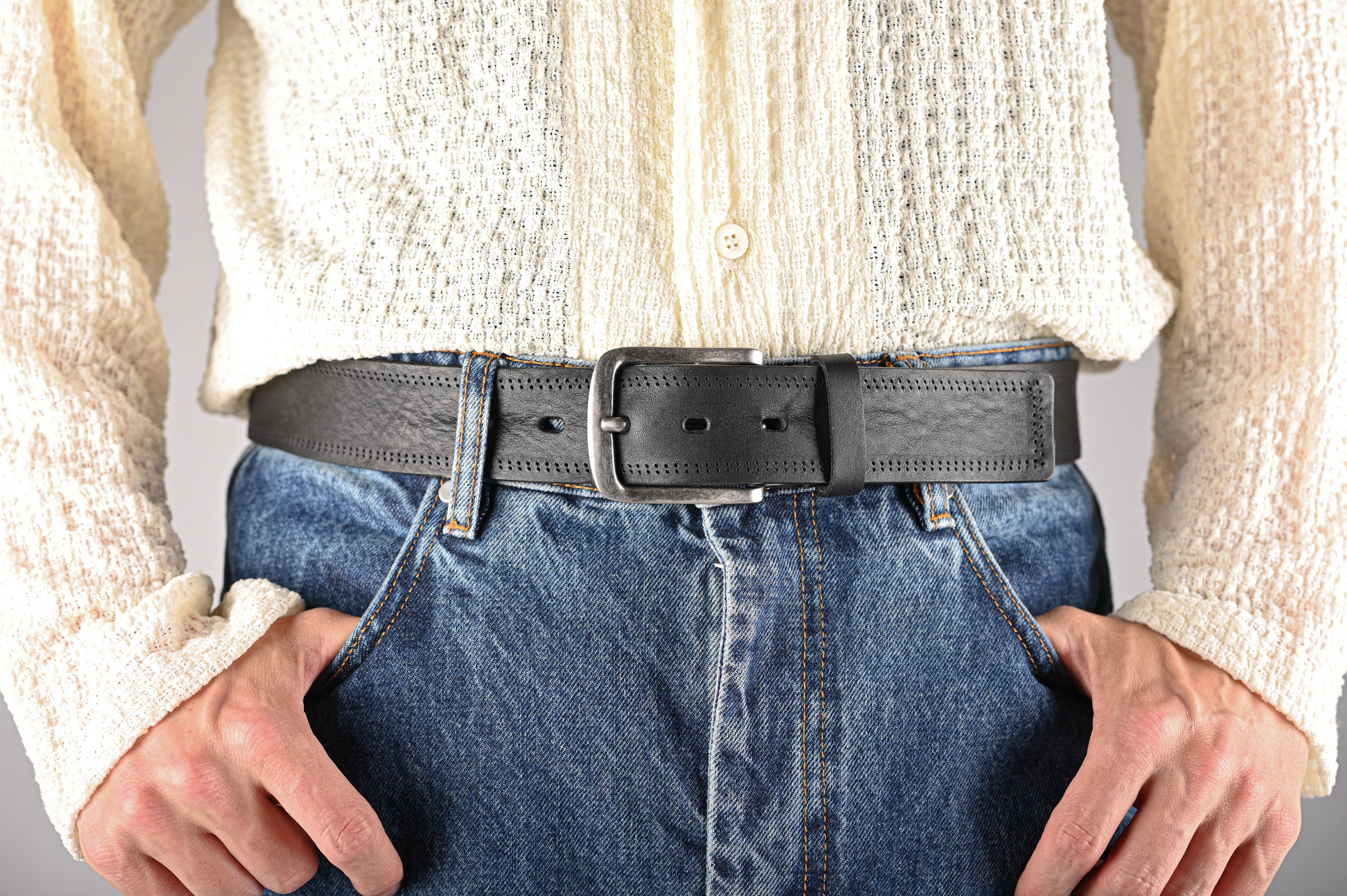 BÆLTER - 6935/40 Belt, Black -  - Hr Ravn